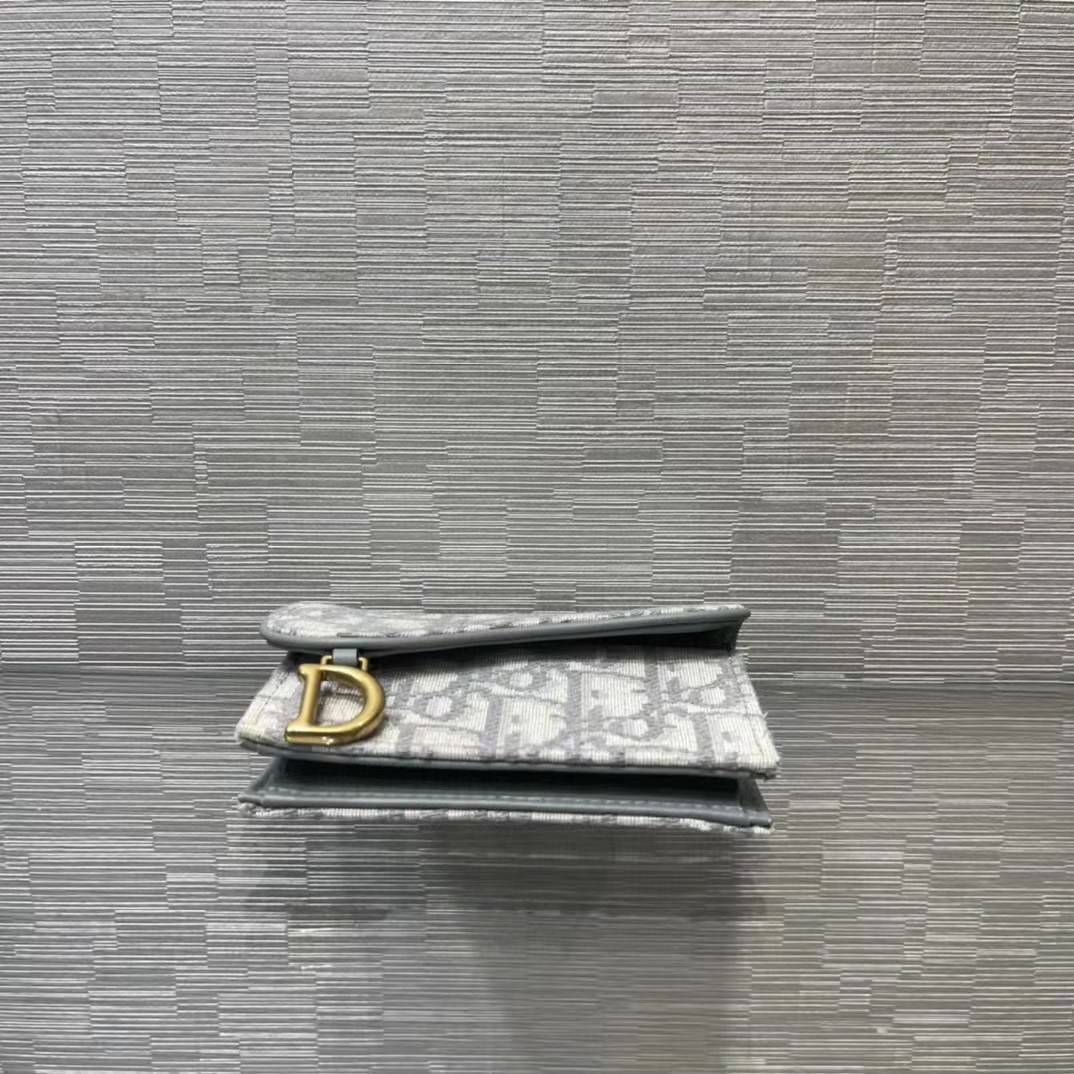 หนังแท้ DIOR SADDLE FLAP CARD HOLDER พร้อมส่งที่ไทย กระเป๋าใส่การ์ดงานหนังแท้และผ้าแจ็คการ์ด เกรดเทพออริจินอล ภาพสินค้าถ่ายจากงานขายจริง ใช้งานต่างประเทศได้