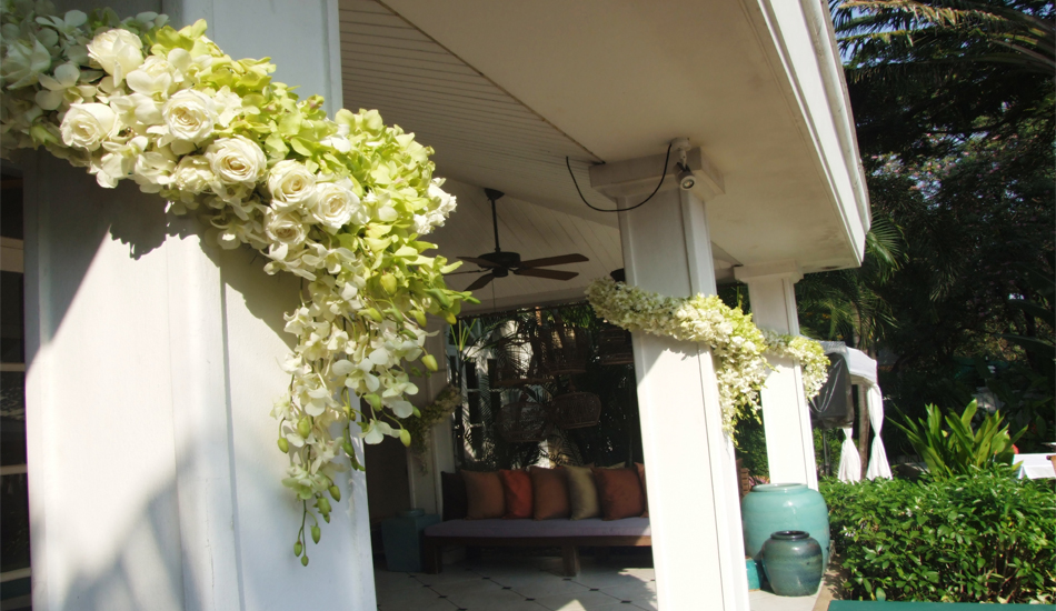 งานแต่งงานโทนขาวเขียว