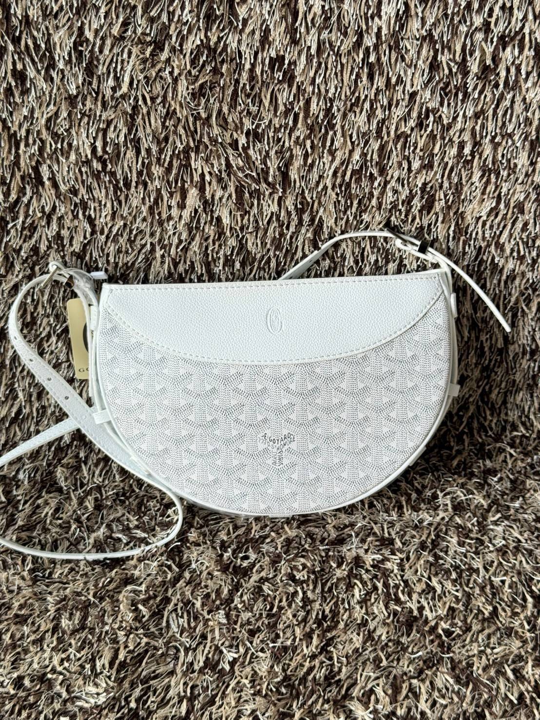 ORI หนังแท้ | GOYARD Hirondelle Bag กระเป๋าสะพายทรงครึ่งวงกลม ใข้งานได้หลายแบบทั้งในสไตล์ลําลอง