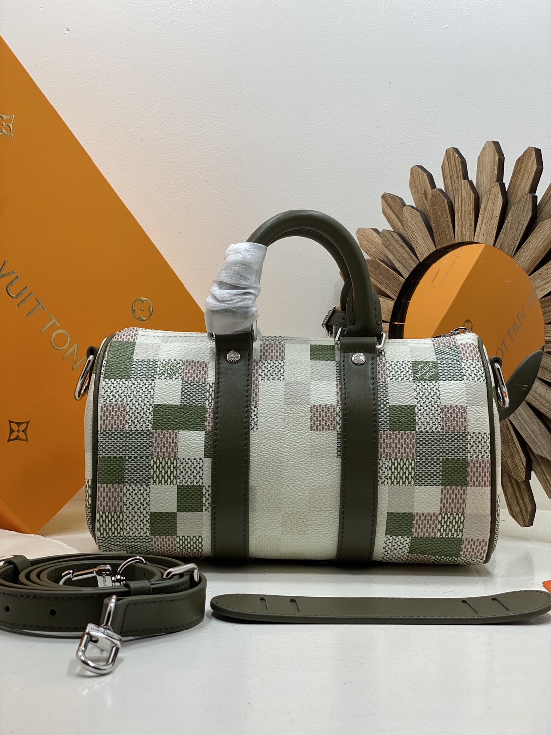 ORI | 🐍 LV Keepall 25 Snakoflage for Lunar New Year กระเป๋าทรงหมอน สปีดี้คอลใหม่แท็กลายงูต้อนรับตรุษจีน หนังแท้แคนวาสแท้