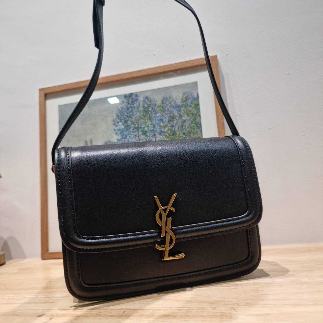 YSL Solferino satchel in box กระเป๋าสะพายโรเซ่ข้างโลโก้โดดเด่น ดีเทลดูแพง เกรดออริ 1:1 ใช้งานต่างประเทศได้