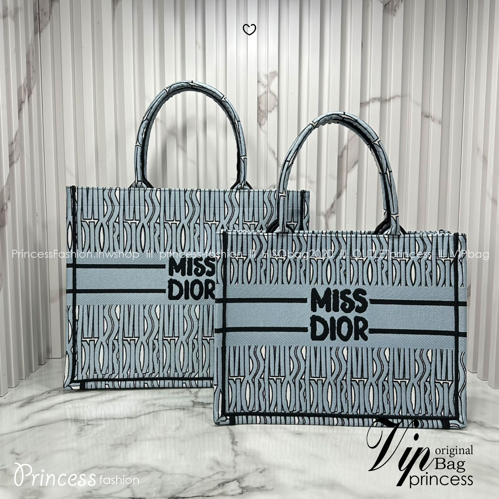 ORI หนังแท้ | Dior Miss Dior Allover Book Tote Handbag 14" กระเป๋าทรงโท้ทคอลใหม่ ดีไซน์ลวดลายกราฟฟิกสวยงามและหรูหราโดดเด่นไม่เหมือนใคร