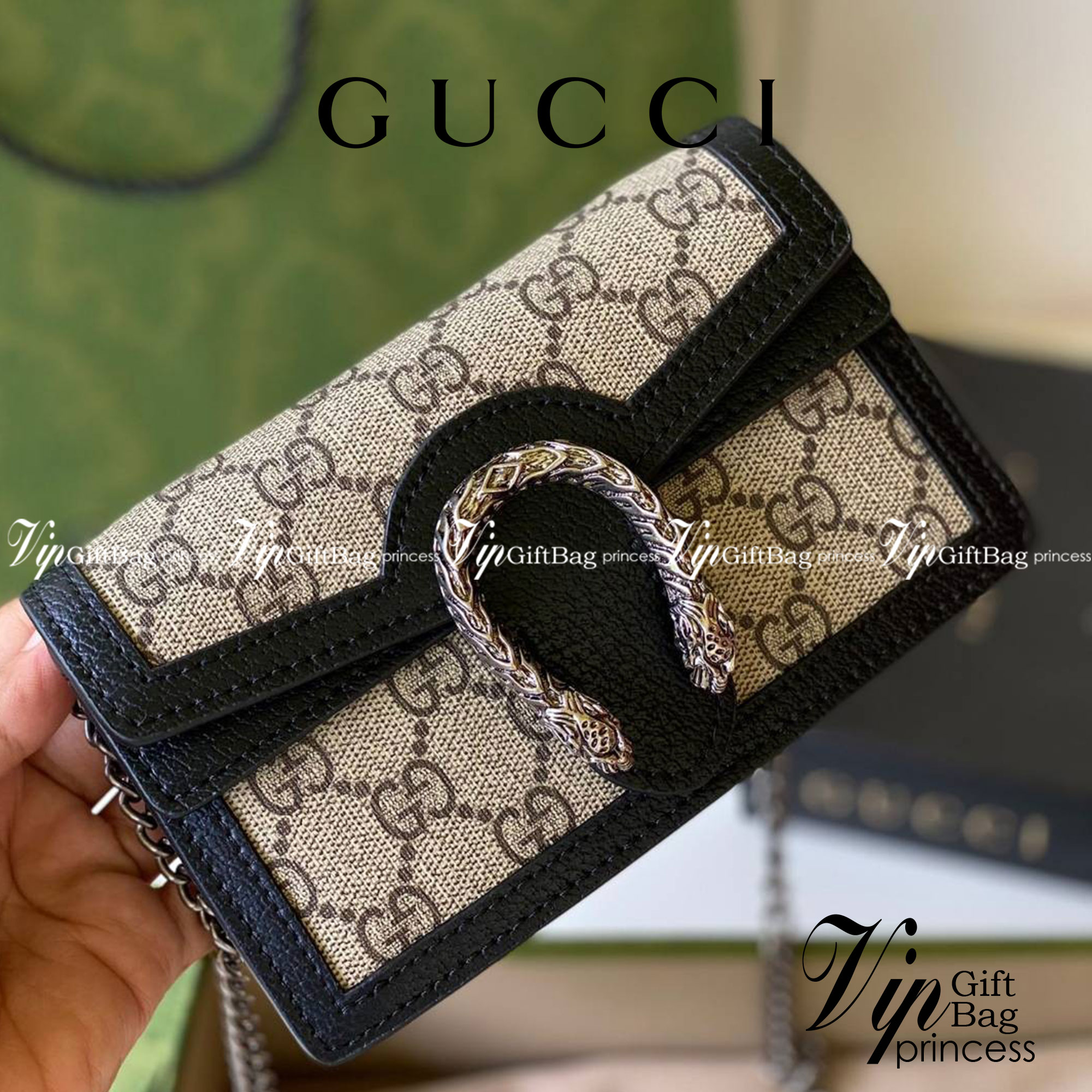 หนังแท้ GUCCI Dionysus mini bag / GG Shoulder bag / GG Denim Dionysus พร้อมส่งที่ไทย กระเป๋าสะพายข้างหนังแท้ เกรดหนังคุณภาพดียิ่งใช้หนังยิ่งสวย โทนสีน่าใช้มากก มาในดีไซน์คลาสสิคเรียบหรูเข้ากับทุกลุ๊คแบบไม่มีเอ้าท์ พร้อมส่งที่ไทย ภาพสินค้าถ่ายจากงานขายจริง