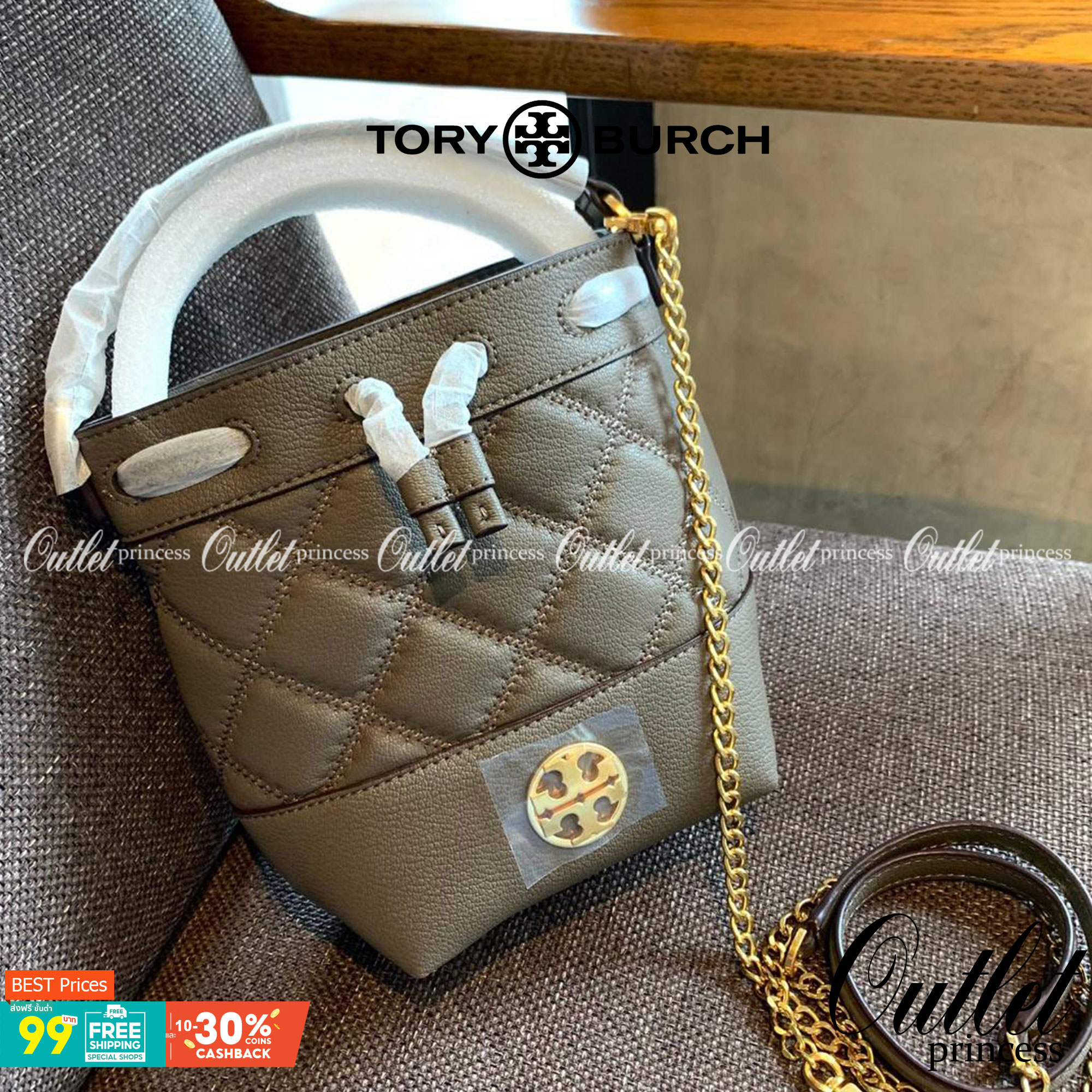 น้องสวยเกินเบอร์ คุณภาพแน่น จำนวนจำกัด! TORY BURCH MINI WILLA BUCKET BAG พร้อมส่งที่ไทย แนะนำต้องมีค่า กระเป๋าทรงจนมจีบ หนังแกะแท้((หนังแกะจะมีคุณภาพดีและแพงกว่าหนังวัวนะคะ)) ลายหนังสวย เดินด้ายลายนวม สัมผัสแล้วสาวๆหลงรักแน่นอนค่าา