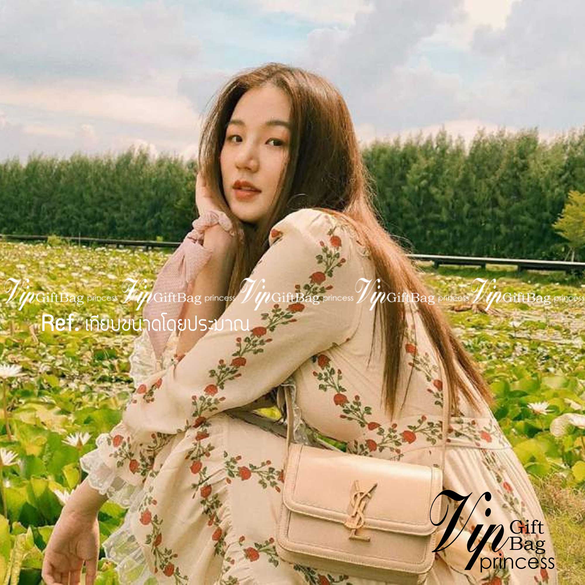 YSL Solferino Leather Shoulder Bag 9" คอลเล็คชั่นน้องโรเซ่ ROSE BP ที่สุดแห่งความคลาสสิก หนังสวยมาก กระเป๋าสะพายรุ่นที่สาวๆ ทุกคนควรมีติดตู้