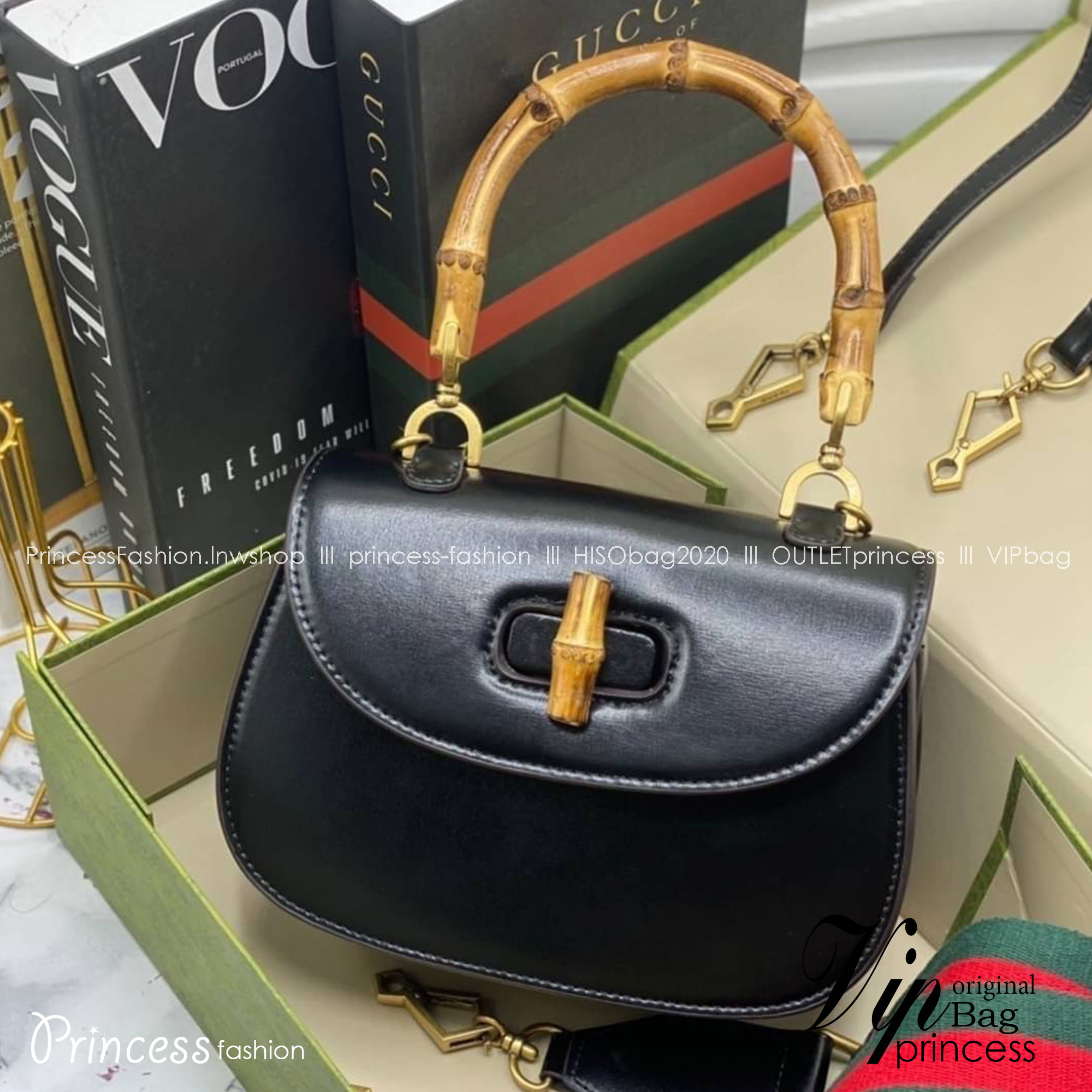 GUCCI BAMBOO 1947 JUMBO GG SMALL TOP HANDLE BAG กระเป๋าสะพายมือจับลายไม้ไผ่ เกรดออริ 1:1 สลับแท้ ใช้งานต่างประเทศได้
