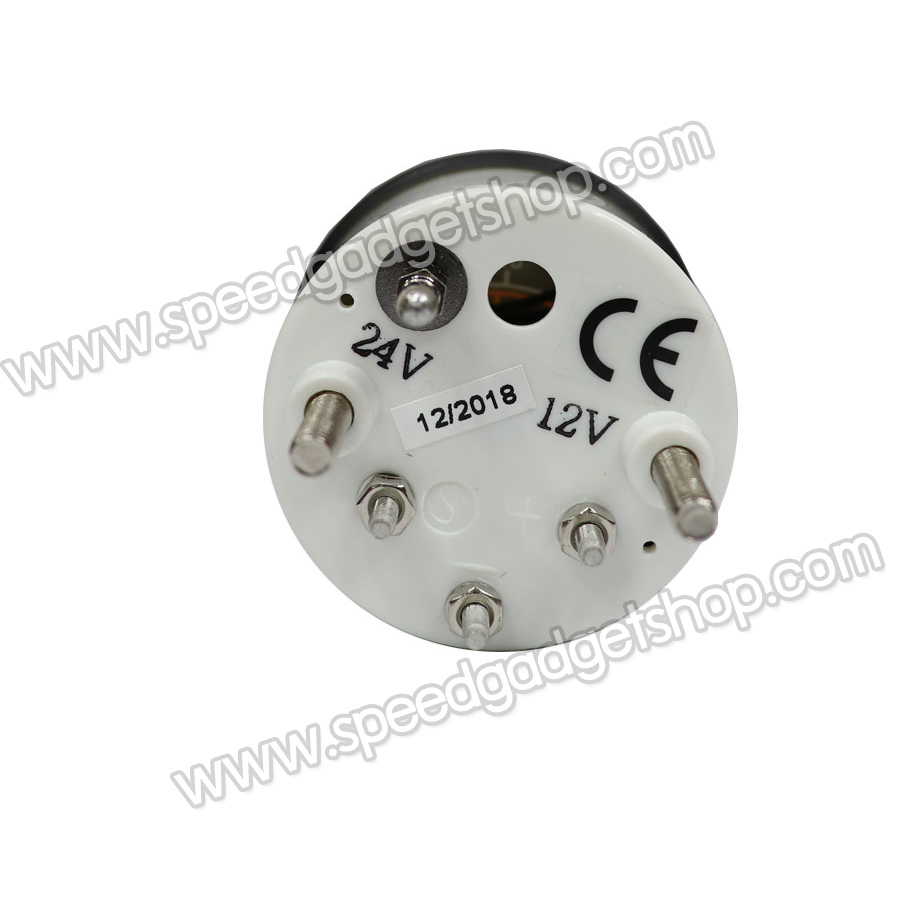 โวลท์ วัดโวลท์ volt วัดแบต วัดแบตเตอรี่ อ่านค่าได้ละเอียด สามารถใช้ได้กับไฟทั้งขนาด 12V และ 24V วัสดุแข็งแรง ทนทาน ดีไซน์สวยงามมีไฟสีส้ม ช่วยให้มองเห็นในเวลากลางคืน พร้อมขาเหล็กยึดเกจ และน็อต