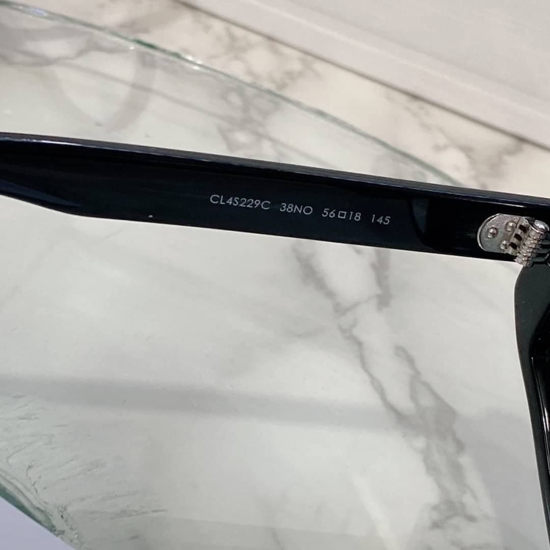 แว่นตาลิซ่า Celine Sunglass เกรดท็อปออริ 1:1 สลับแท้ เกรดดีสุด ใช้งานต่างประเทศได้ มาพร้อมกระเป๋าใส่แว่นปักลายซีลีน