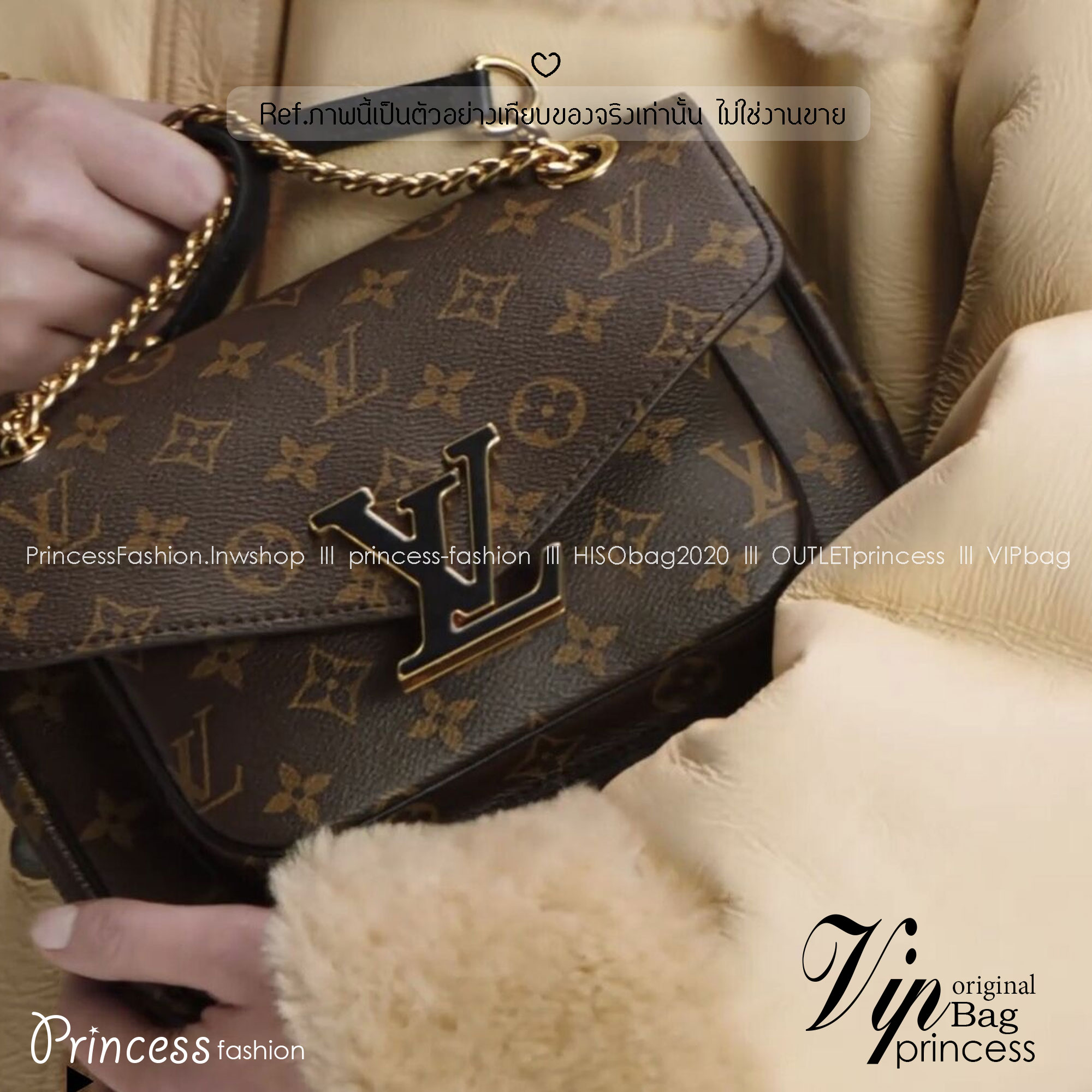 LV Passy Bag Monogram Canvas กระเป๋าสะพายทรงแพซซี่สุดคลาสสิค Rare item น้องดีไซน์ออกมาน่าใช้มากๆ ภายในเป็นช่องโล่ง พร้อมช่องซิป สะดวกใช้งาน -- [รับตัวแทนกระเป๋า]