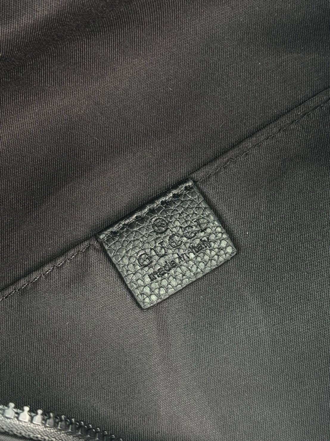 ORI หนังแท้ | GUCCI Nylon Belt bag Black กระเป๋าคาดอก คาดเอว ดีไซน์วินเทจ โทนสีดำสุดคลาสสิก