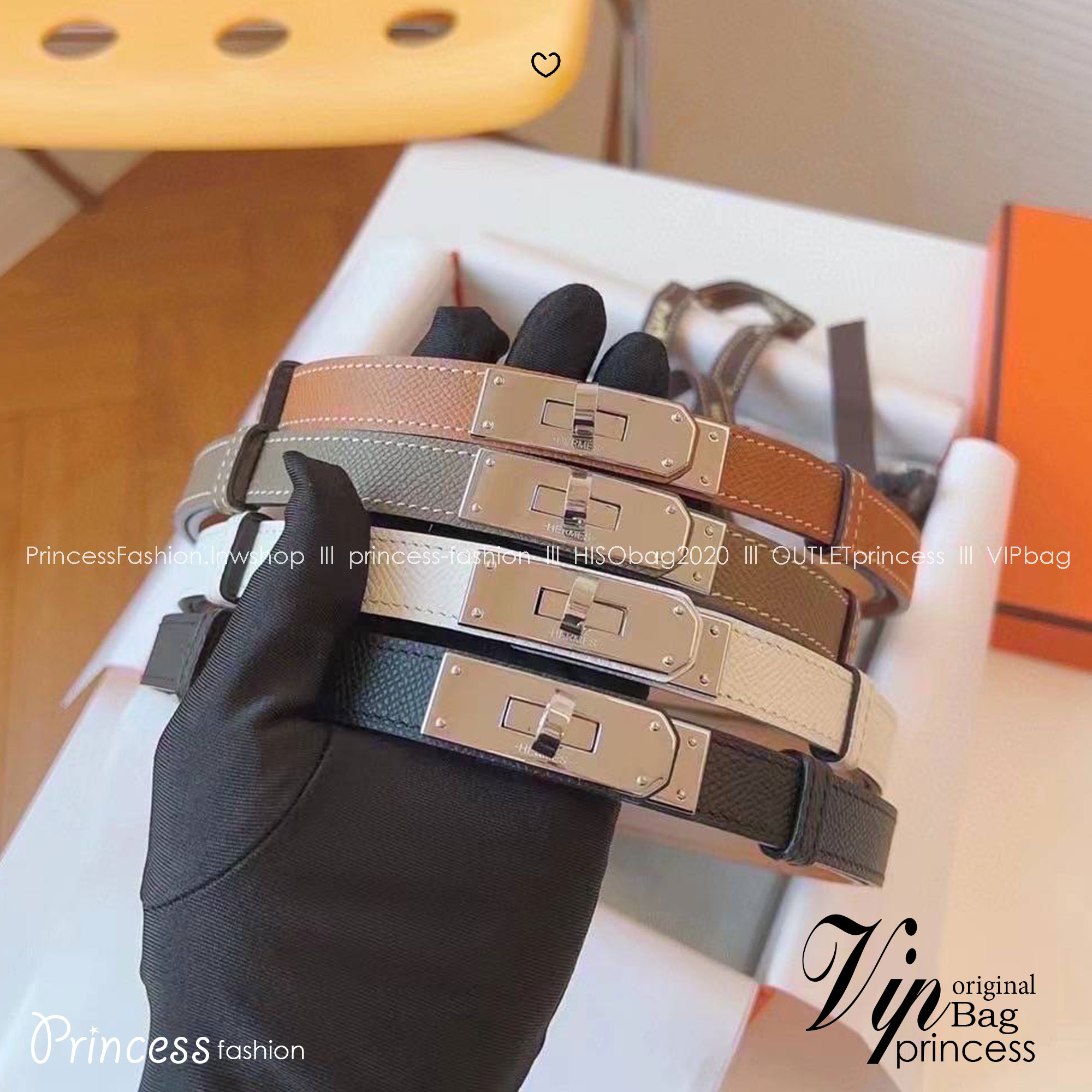 TOP ORI | Hermes Kelly 18 belt leather เข็มขัดแอเมสเกรดเทียบแท้ หนังแท้ full box set