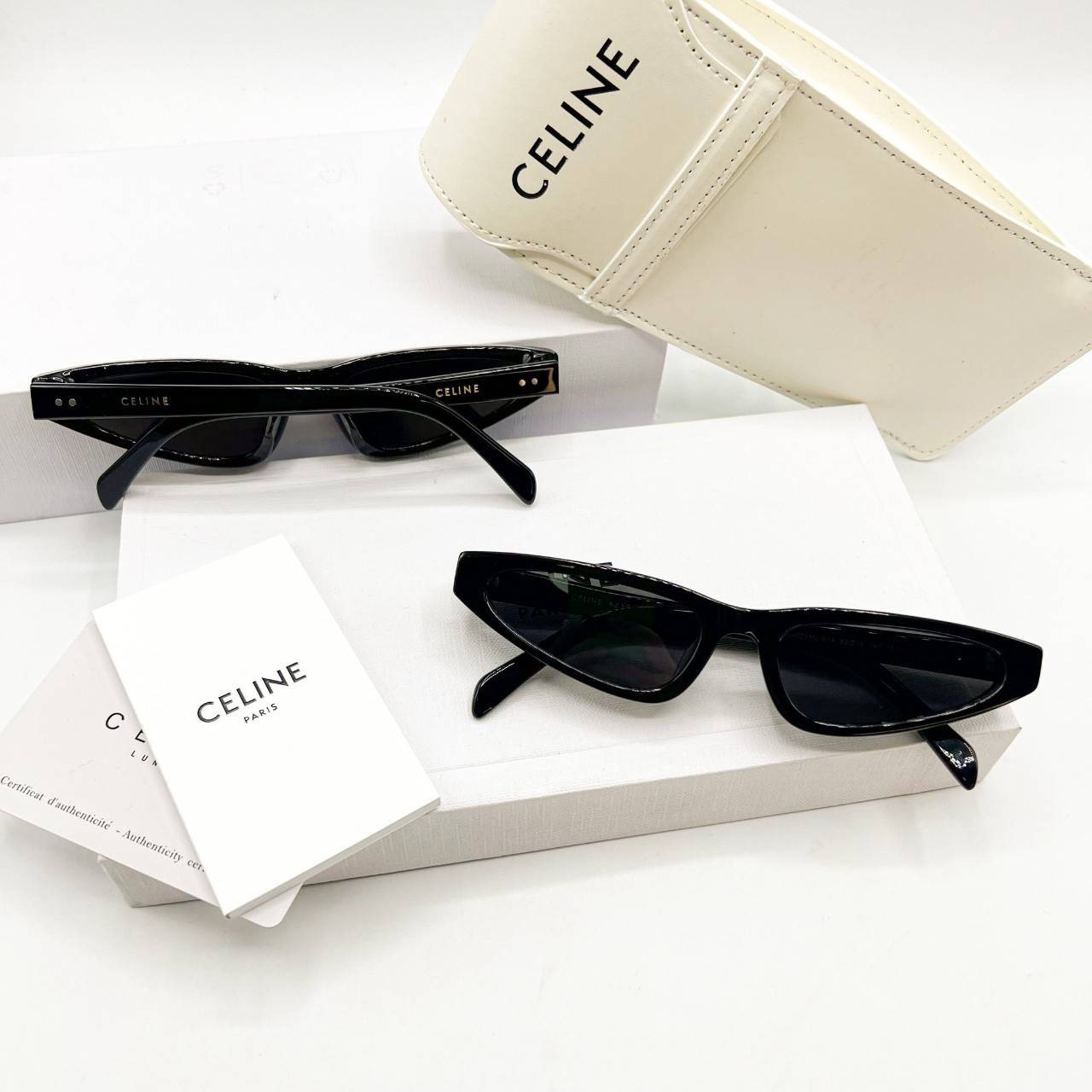 แว่นตาลิซ่า Celine Sunglass เกรดท็อปออริ 1:1 สลับแท้ ใช้งานต่างประเทศได้ ภาพถ่ายจากงานขายจริง สวยแบบตะโกน มาพร้อมอุปกรณ์ครบเซ็ท