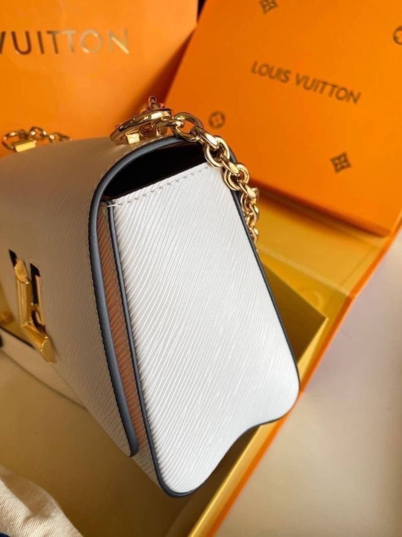 VIP 】หนังแท้ LOUIS VUITTON Epi Twist Shoulder Bag MM 4 สี พร้อมส่งที่ไทย