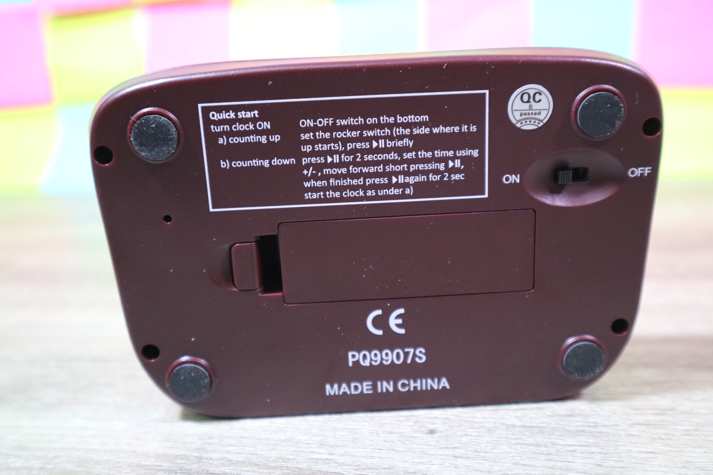 นาฬิกาจับเวลาหมากกระดานดิจิตอลLEAP รุ่น PQ9907S