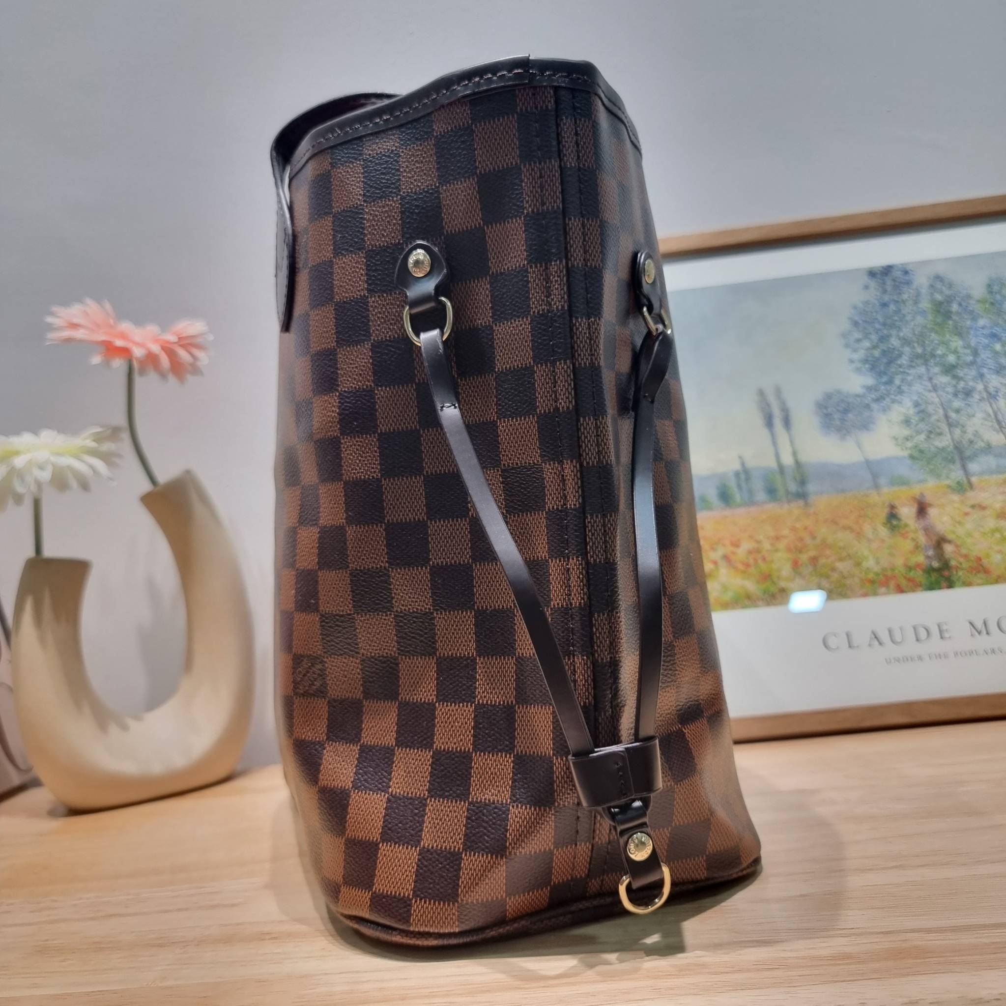 LV Neverfull Monogram / LV 2IN1 TOTE SET กระเป๋าสะพายไหล่ใบใหญ่ทรง tote มาพร้อมใบลูก คลาสสิคที่สุด เป็นอีกรุ่นที่มีคนใช้กันทั่วบ้านทั่วเมือง ฮิตแบบไม่ต้องพูดเยอะ