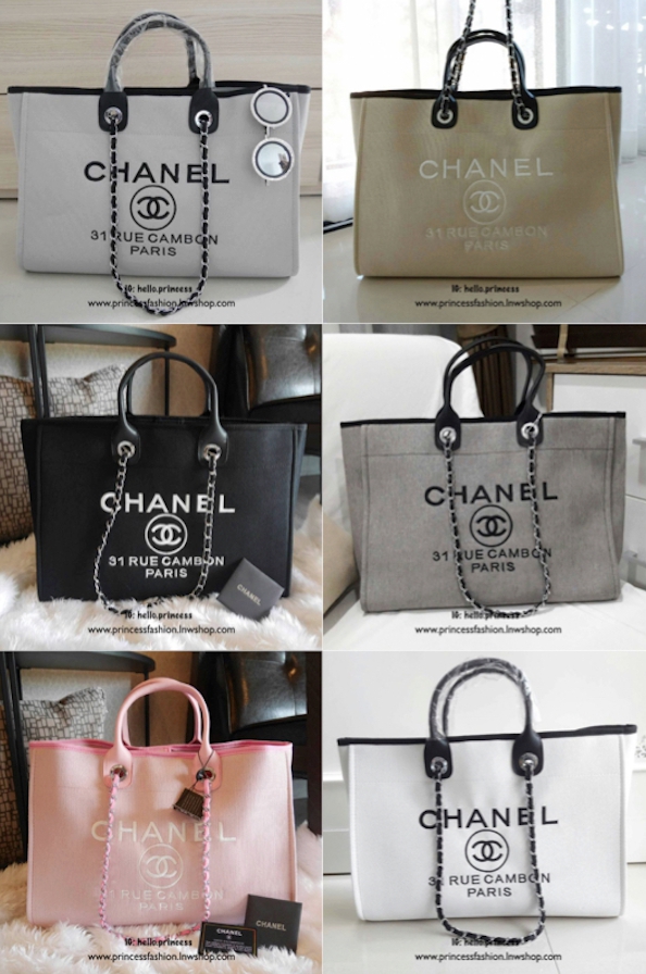รุ่นใหม่ล่าสุด!! ที่สาวๆรอคอย Chanel tote canvas bag จากงานพรีเมี่ยม VIP GIFT รุ่นดังเลยค้า Size ใหญ่อลัง บอกเลยว่า งานดีที่สุด ตัวกระเป๋า กระเป๋าผ้าเป็นผ้า canvas เนื้อดีสมราคา สัมผัส นุ่มลื่นมือมากกกก อะไหล่เงินปั้มแบรนด์แท้ทั้งใบ ด้านหน้าปัก logo แบรนด