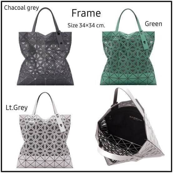 Baobao issey miyake frame tote 6x6 / MIYAKE Frame Mesh Tote Bag กระเป๋าที่มองทะลุได้เหมือนตะกร้าและให้ความรู้สึกสดชื่น