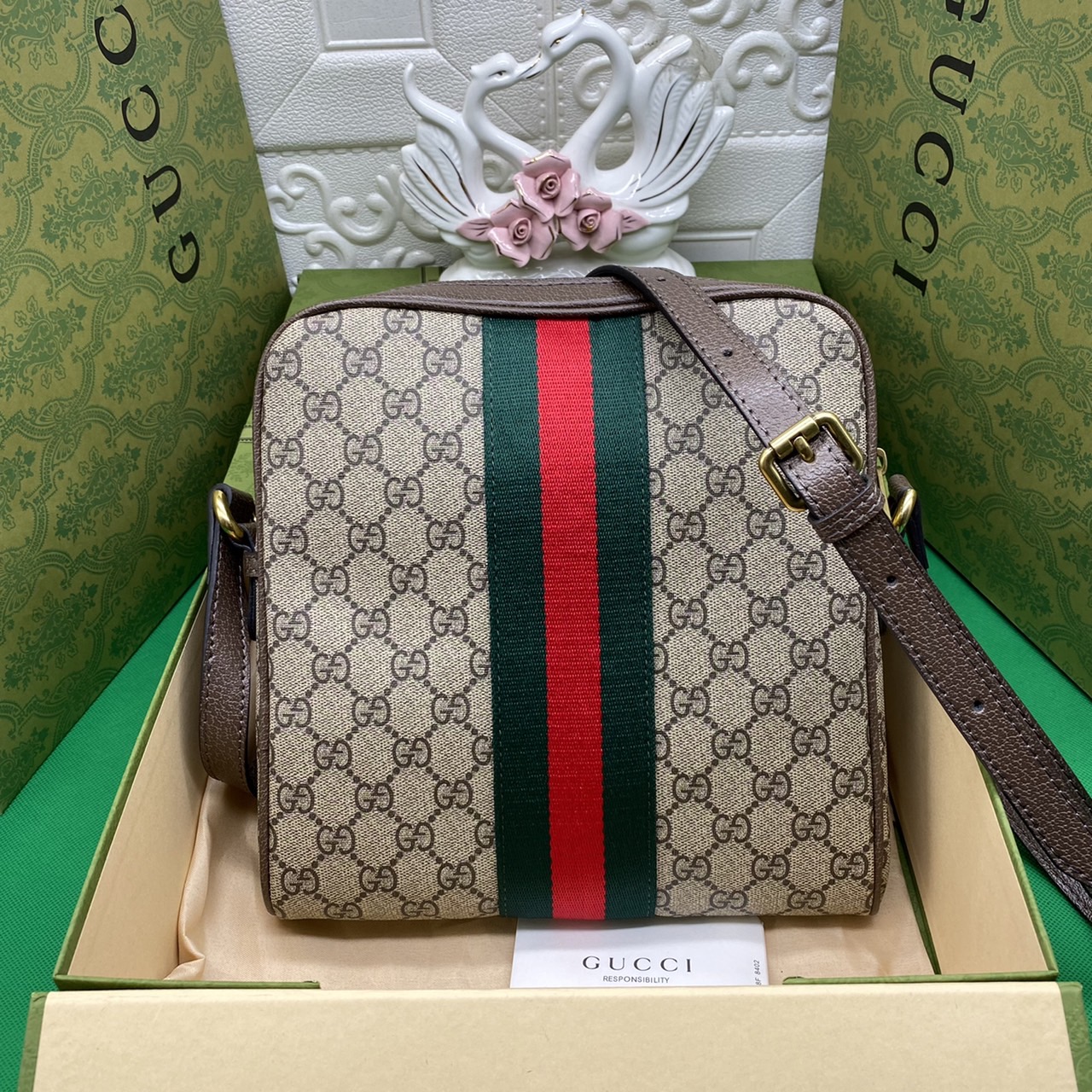 หนังแท้ GUCCI Ophidia GG small messenger bag พร้อมส่งที่ไทย