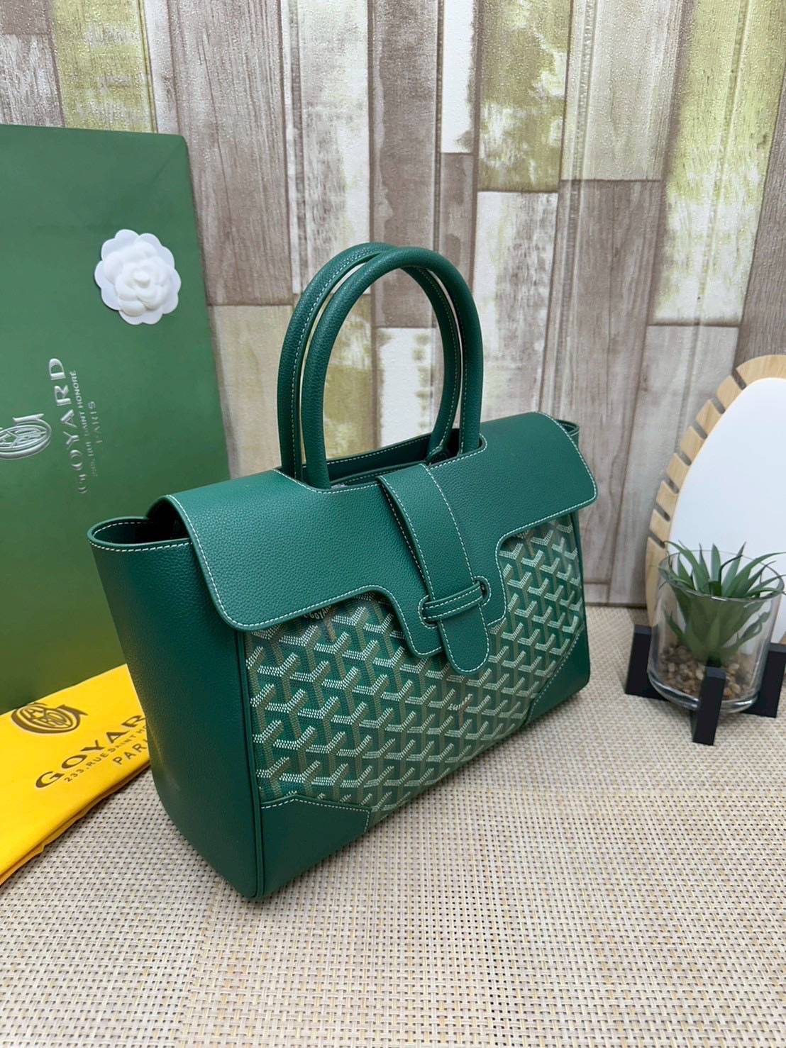 5 สี ORI หนังแท้ | Goyard Saigon Tote Bag กระเป๋าสะพายทรงโท้ท พร้อมหูจับใช้งานง่าย ภายในโล่งกว้าง หรูหราลงตัว