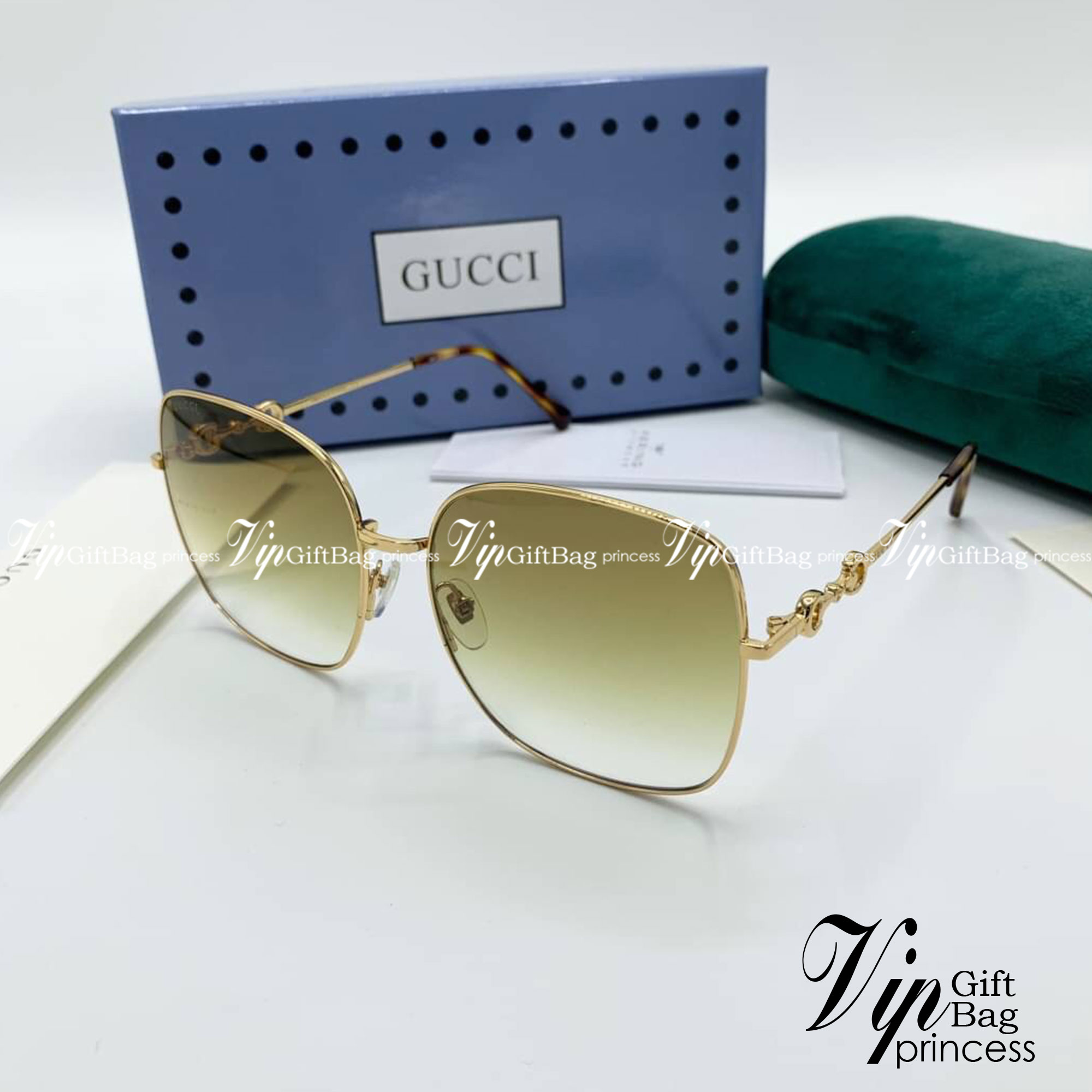 GUCCI SUNGLASSES แว่นตากันแดดชาแนล เกรดออริจินอล 1:1 งานสวยสุด คุณภาพดี Hi-quality กันแดดเต็มประสิทธิภาพ UV protection ภาพถ่ายจากสินค้าจริง