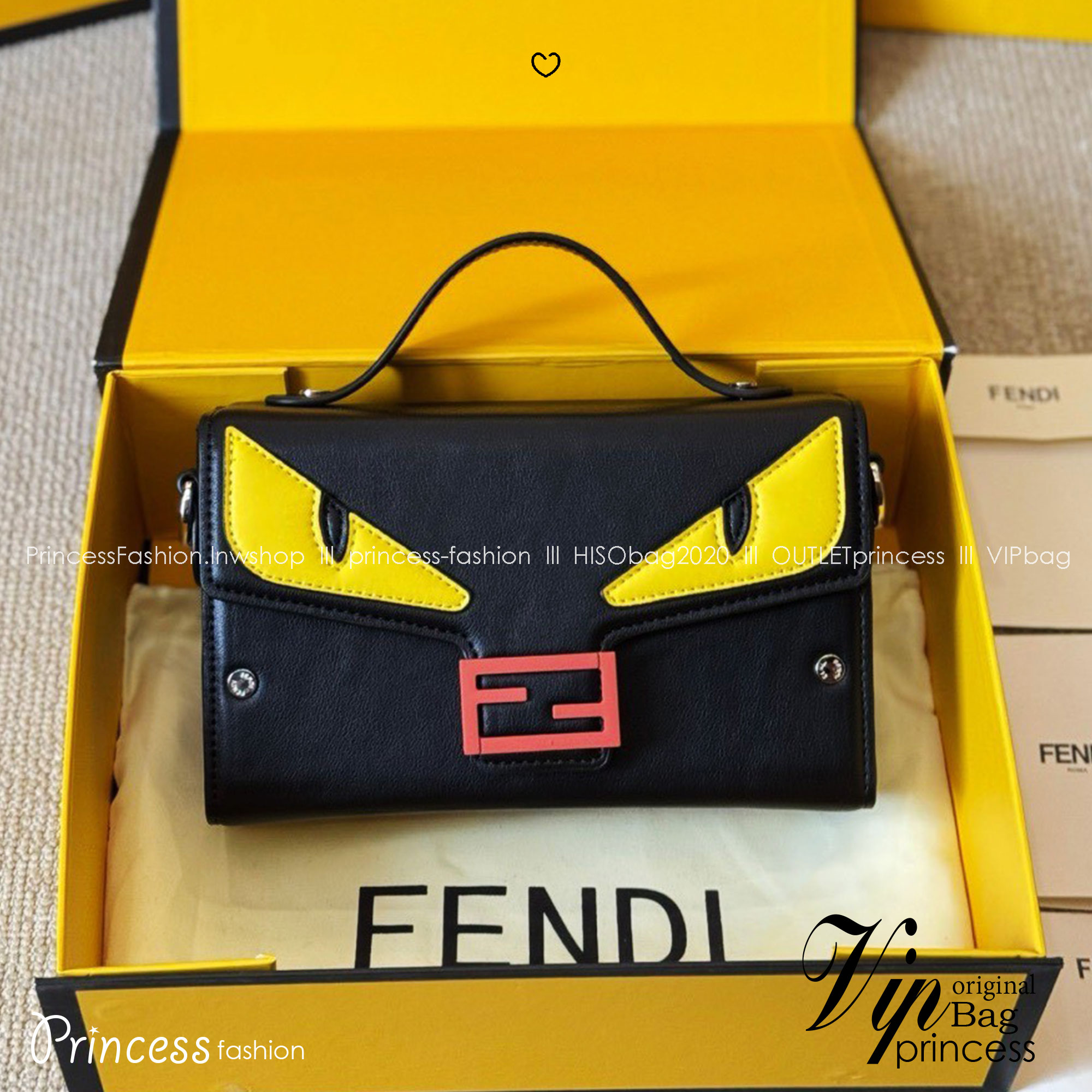 FENDI Baguette Soft Trunk Bag กระเป๋าสะพายทรงกล่อง ไอเท็มสุดเท่ ผสมผสานความทันสมัย รูปทรงกล่องสัดส่วนสวยลงตัว โดดเด่นชวนมอง
