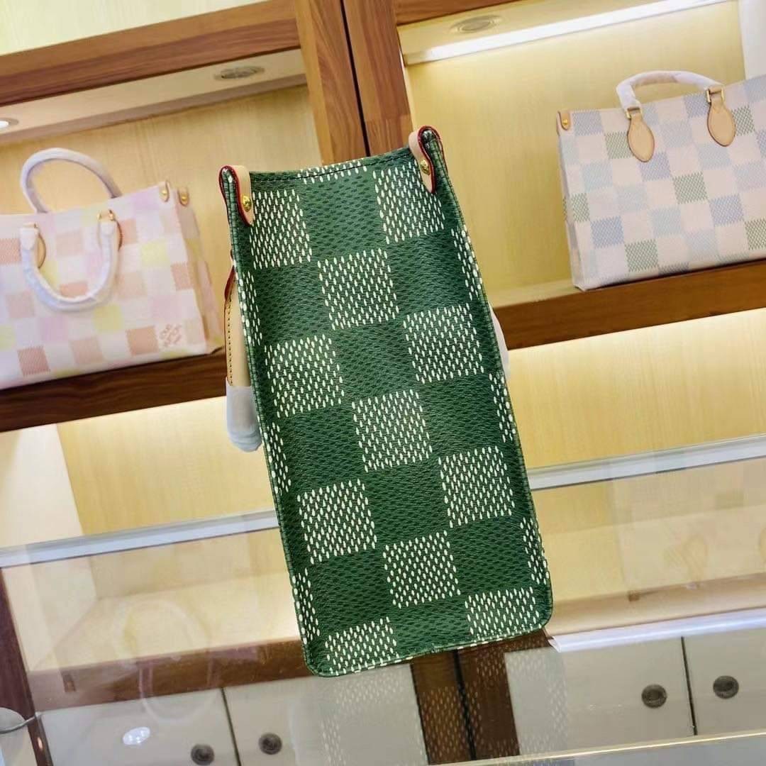 LV OnTheGo / LV Tote Bag กระเป๋าทรงโท้ท โทนสีมีเสน่ห์ที่ผสมผสานเฉดสีพาสเทล เกรดออริ 1:1 ใช้งานต่างประเทศได้
