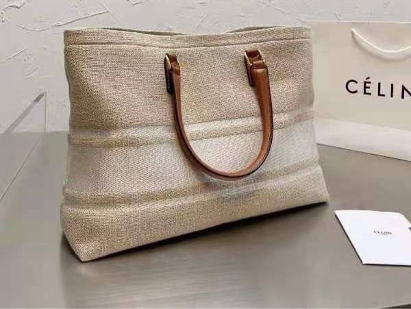 CELINE Logo Tote Bag with key 16”
