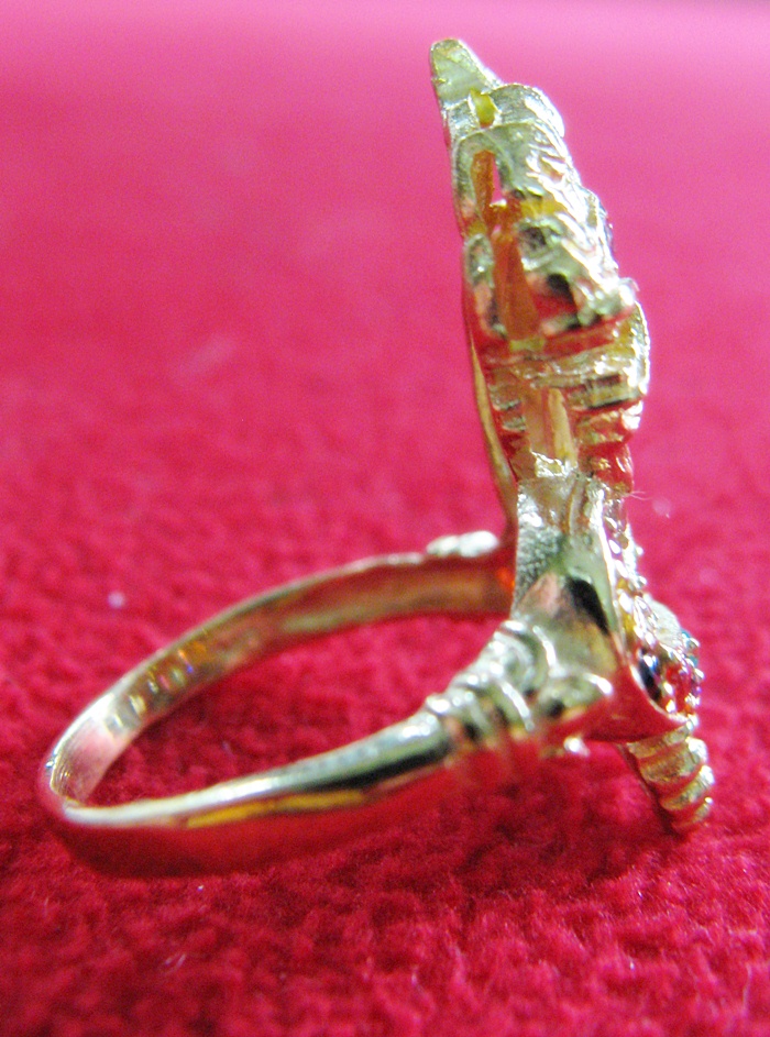 สินค้าหมดค่ะ แหวนพญานาคทองเหลืองพลอยนพเก้า เสริมสิริมงคล แบบ4ค่ะ