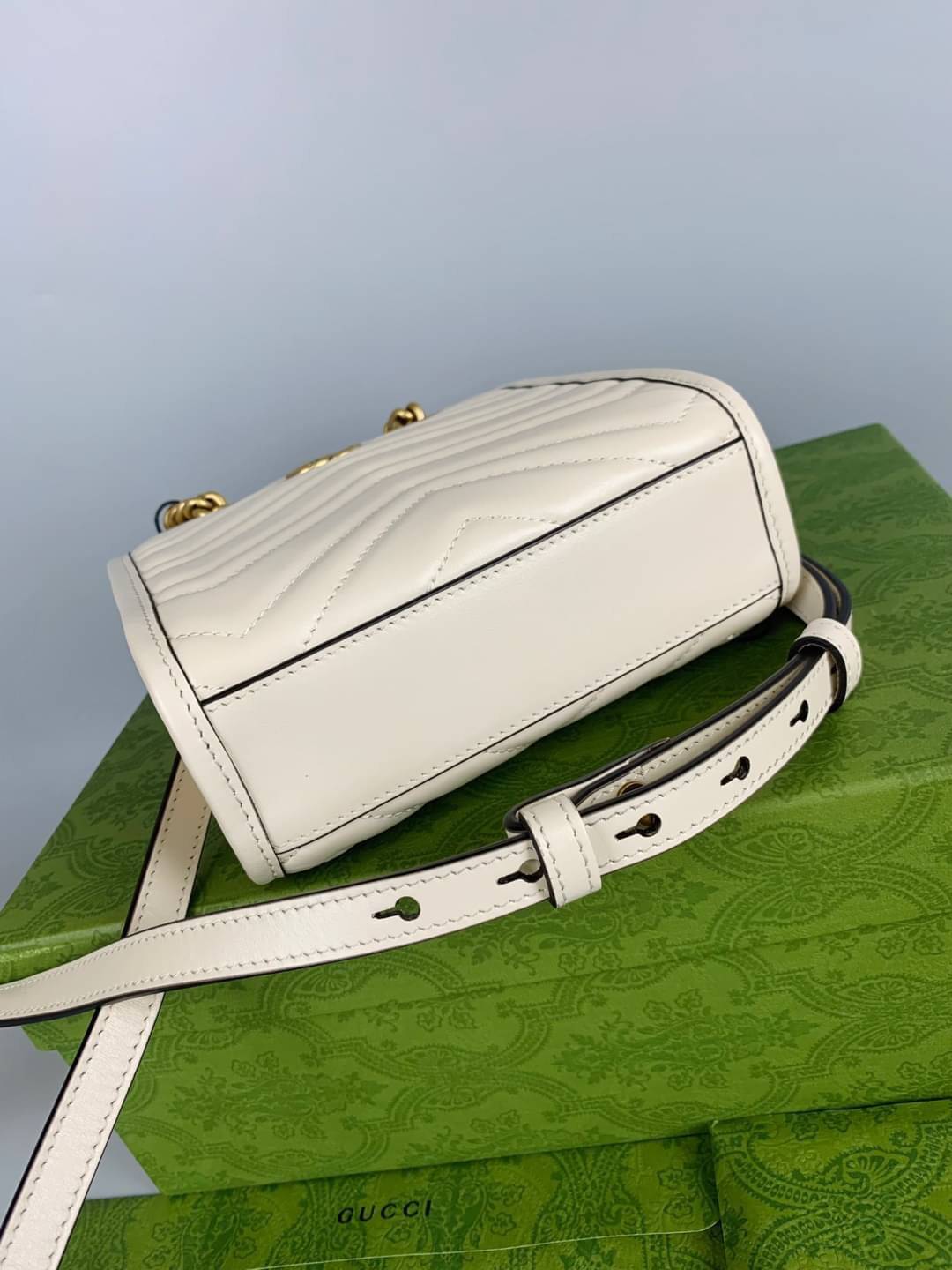 ORI 🥂 GG Marmont matelassé mini bag / Gucci Marmont mini bag เกรดใช้งานสลับใบจริงได้ เทพออริจินอล ภาพสินค้าถ่ายจากงานขายจริง ใช้งานต่างประเทศได้