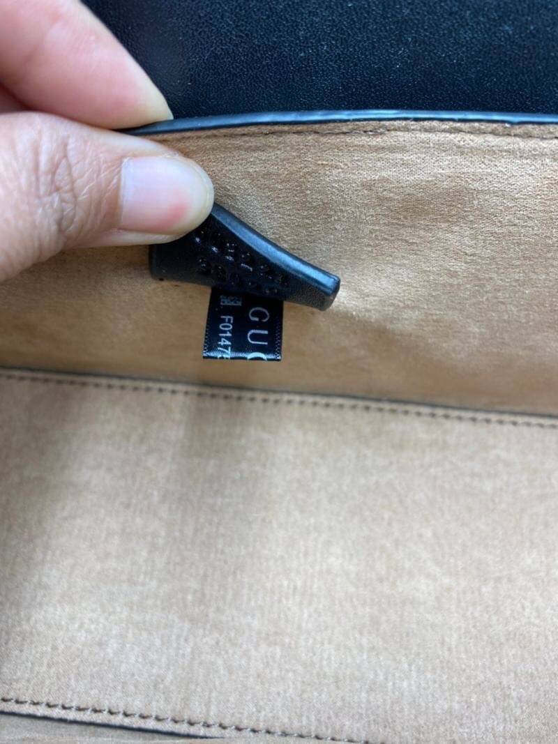 VIP 】หนังแท้ GUCCI Padlock GG small bamboo shoulder bag พร้อมส่งที่ไทย