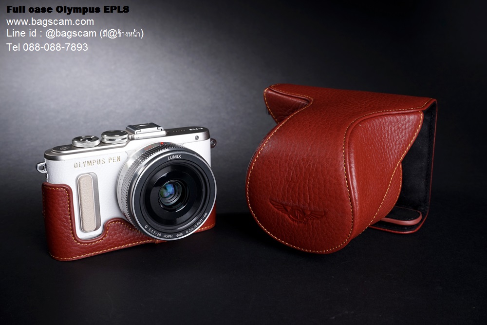 เคสกล้อง Olympus EPL8 หนังแท้