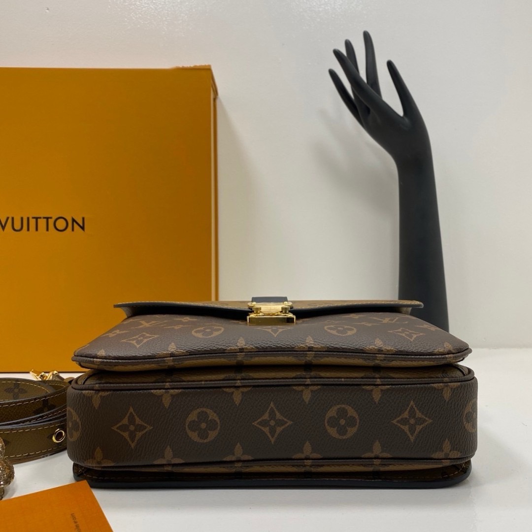 LV Metis Bag / LV Pochette Métis Monogram Reverse กระเป๋าสะพายรุ่นเอกลักษณ์ของแบรนด์ สวยหรูโดดเด่นทันสมัยตลอดกาล เกรดออริ เทียบแท้ 1:1 ใช้งานต่างประเทศได้