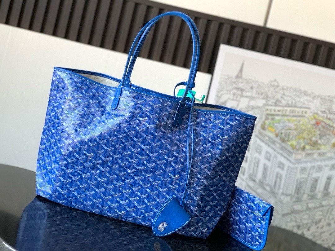 GOYARD PM TOTE BAG กระเป๋าทรงโท้ทใบใหญ่ หนังแท้สวยเป๊ะ เกรดท็อปออริ สลับแท้ 1:1 เกรดดีสุด ใช้ต่างประเทศได้ ผ่านทุก ตม.