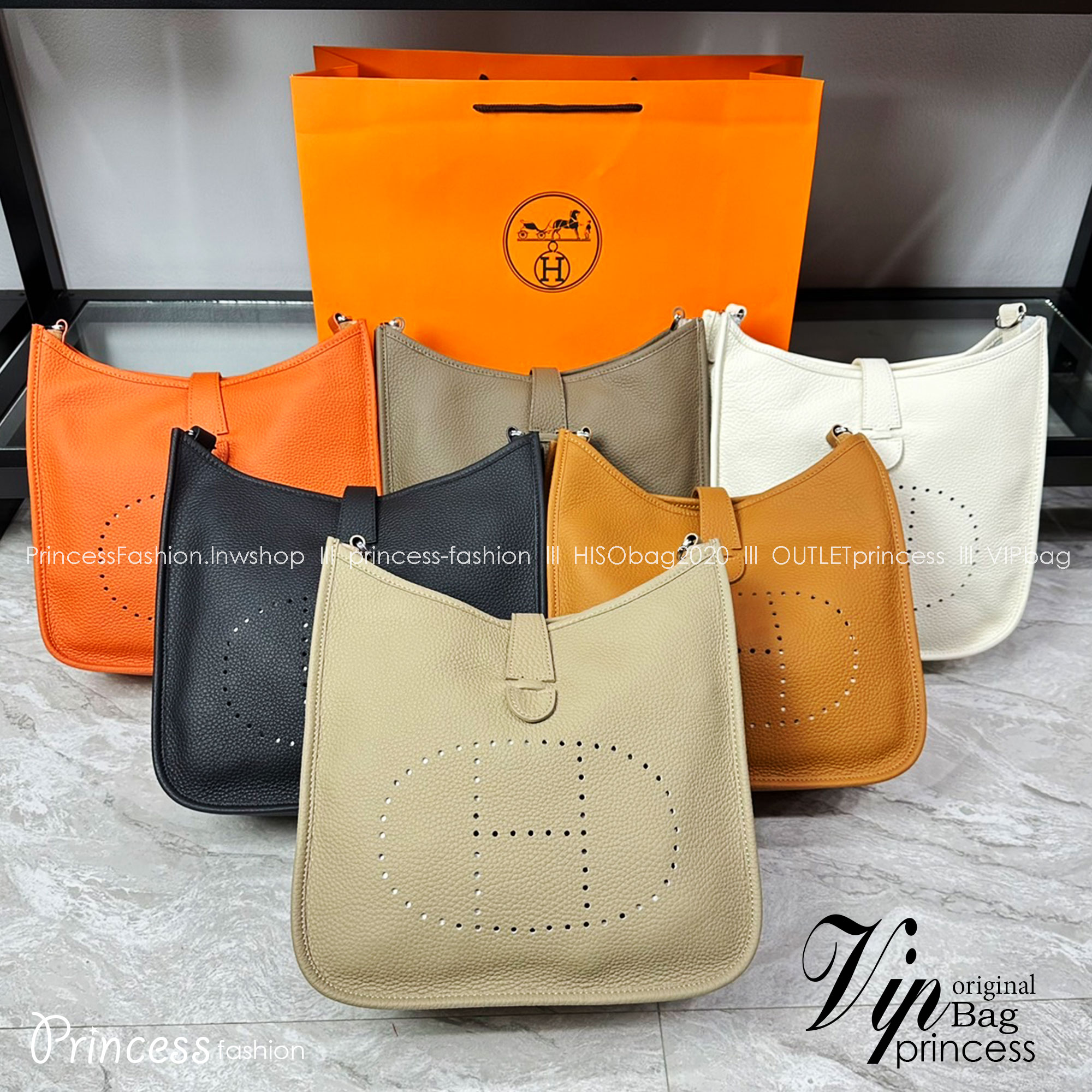 HERMES Evelyne PM Bag The Perfect Crossbody Bag 29cm กระเป๋าทรงโท้ทแบรนด์หรู เอกลักษณ์ของความสง่างาม เกรดออริ สลับแท้ 1:1 ใช้งานต่างประเทศได้