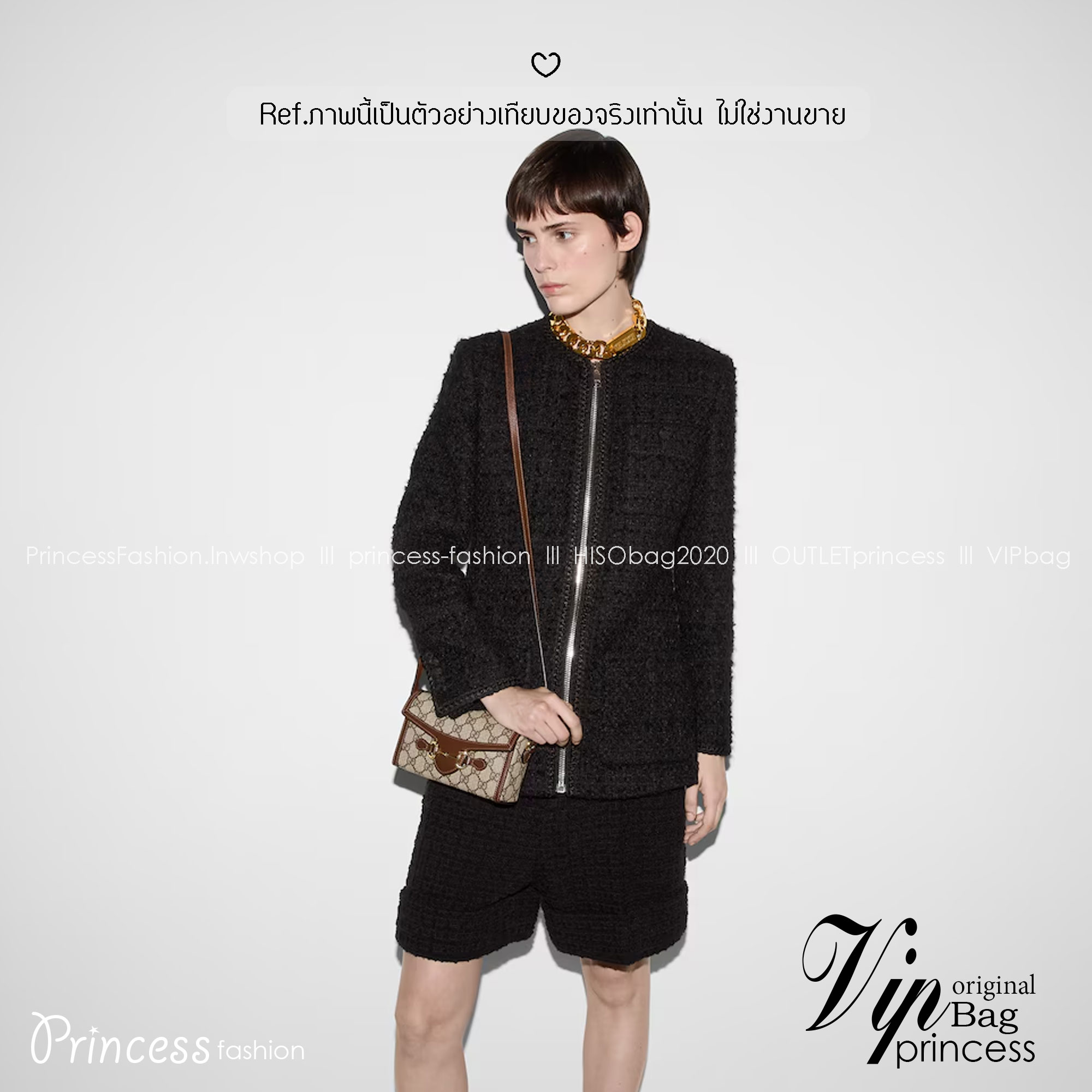 GUCCI Horsebit 1955 Mini Bag กระเป๋าสะพายทรงกล่องสวยอยู่ทรง ใส่โทรศัพท์หรือของใช้เล็กน้อยได้อย่างคล่องตัว แฝงความหรูราคาดีงามจัดมาให้พร้อม box set เป็นใบที่จะหยิบใช้ได้บ่อยๆ ด้วยขนาดกำลังดีใบนี้เอาอยู่เลยค่ะ