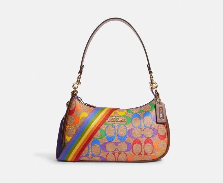 พร้อมส่งครบสี สวยทุกสีเลยค่า😘 ((CA173//CA209//CA548)) COACH TERI SHOULDER BAG 🔹กระเป๋าทรงพอช ในรูปแบบหนังแท้ หนังนิ่มสวยมากค่ะ