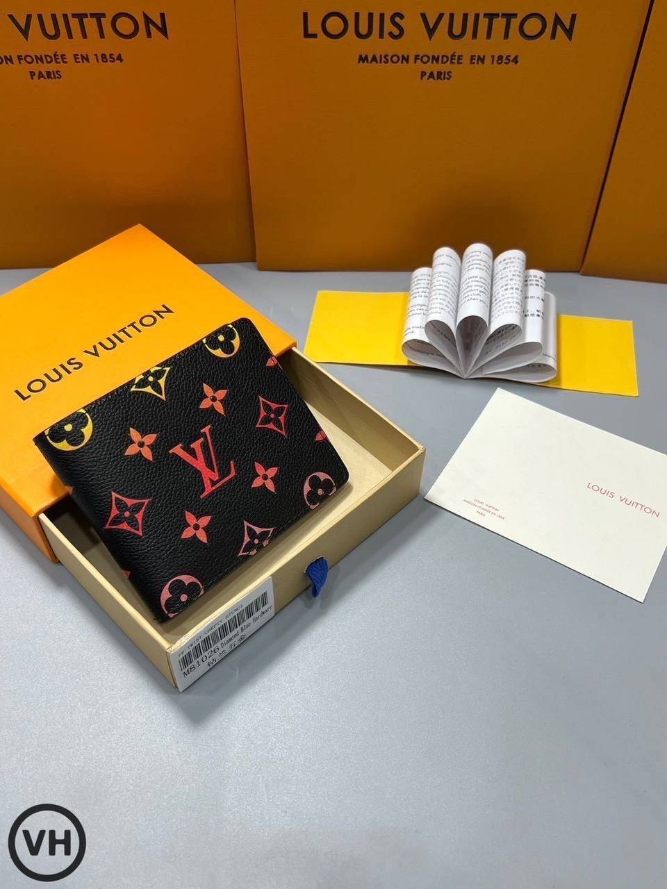 ORI หนังแท้ | LV Multiple Wallet / LV Short Wallet / LV Damier Graphite Wallet กระเป๋าสตางค์ใบสั้น กระเป๋าสตางค์ผู้ชาย