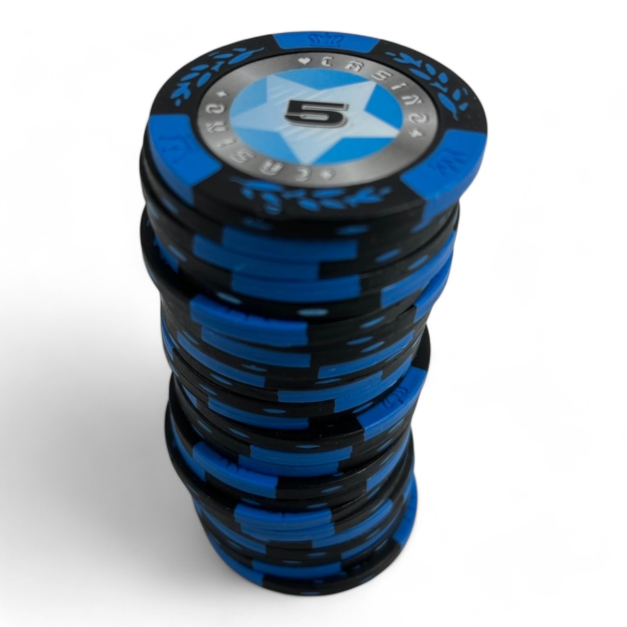 ชิปโป๊กเกอร์เกรดพรีเมี่ยมCASINO แบบแยกเหรียญ น้ำหนัก14g.(Chip poker)