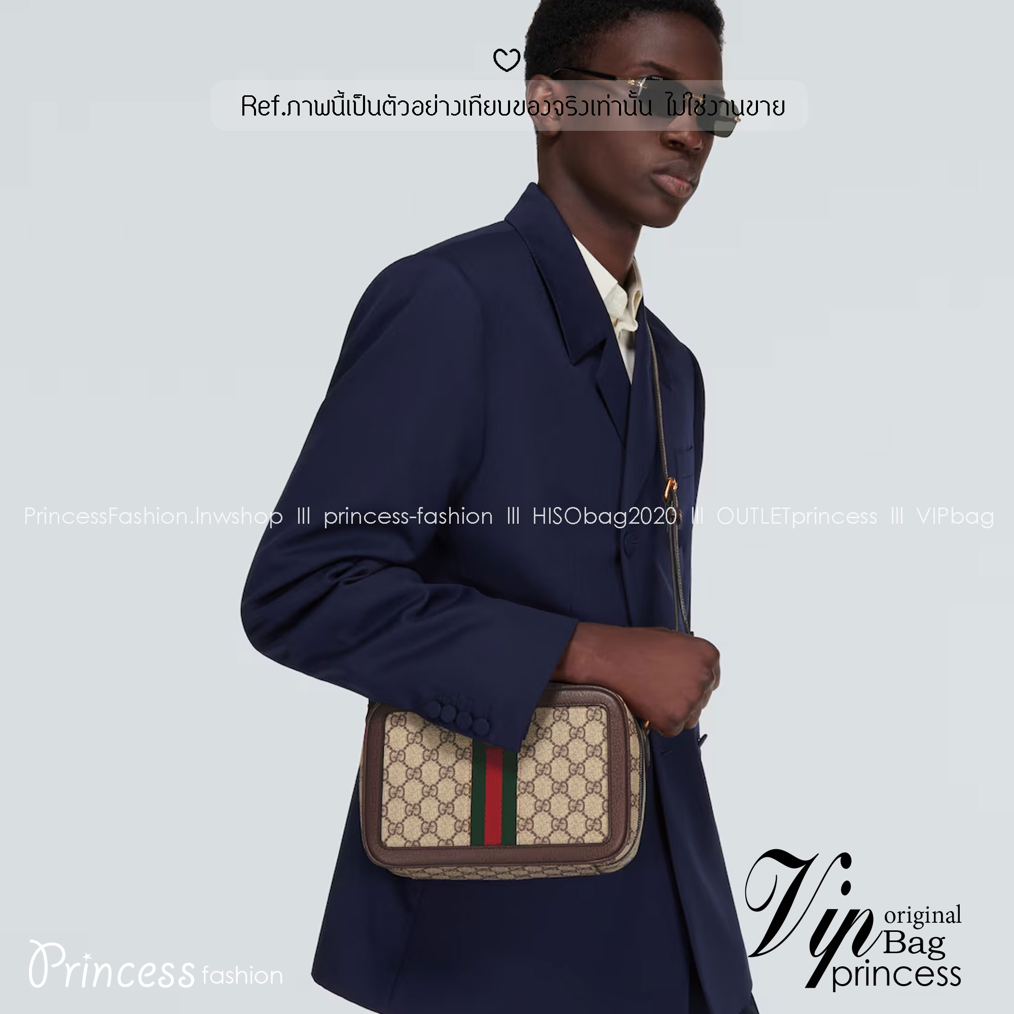 Gucci Ophidia trunk shoulder bag กระเป๋าทรงสะพายทรงแมสเซ็นเจอร์ขนาดกะทัดรัด ทรงกล่องสวยคลาสสิค ดีไซน์แถบคาดโดดเด่น สวย หรู โดดเด่นด้วยแถบสีเขียวแดงเป็นเอกลักษณ์ ใบนี้แมทช์ได้กับทุกลุค