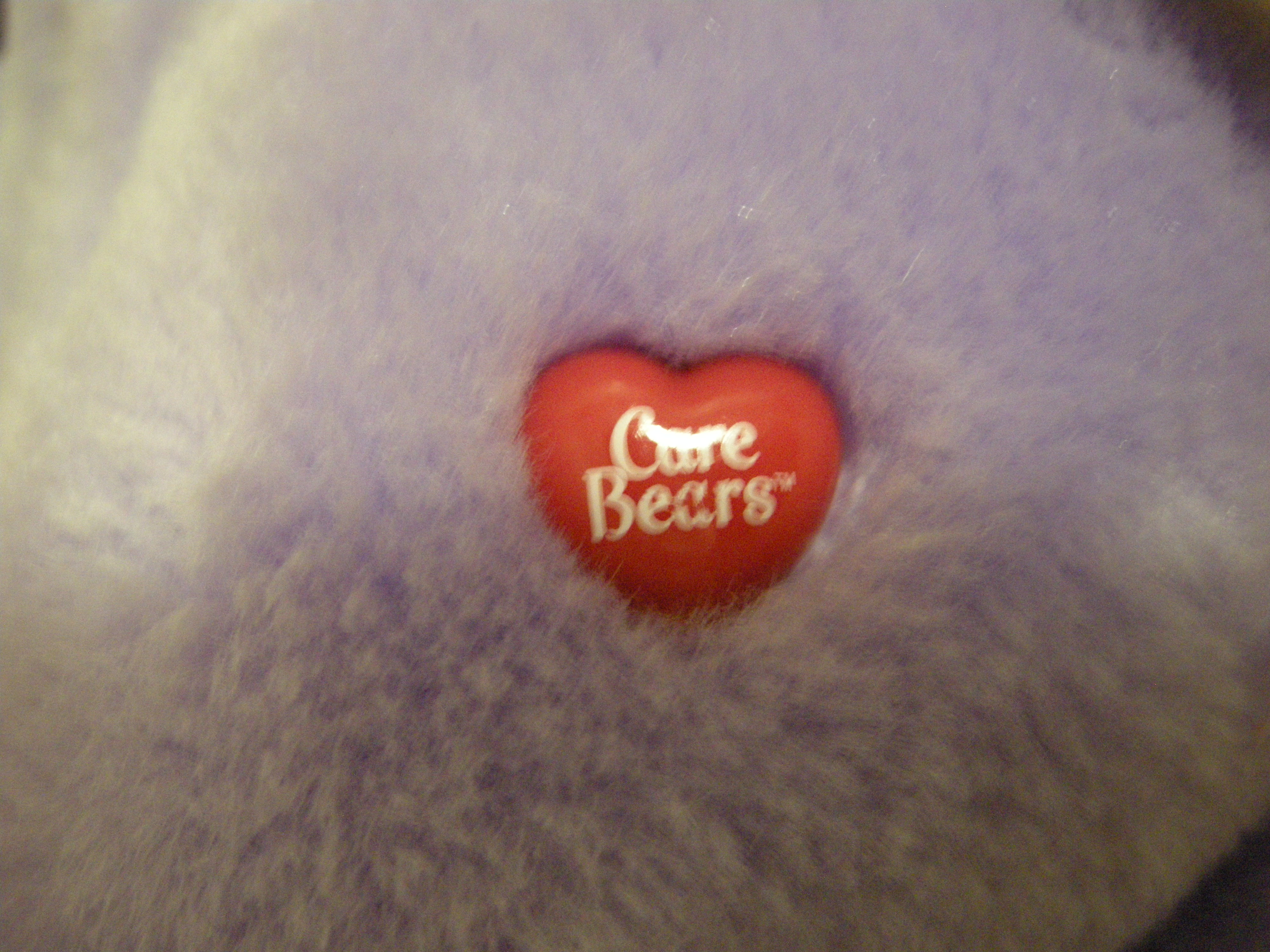 CARE BEARS PLUSH PURPLE TALKING HARMONY STUFFED ของเล่นมือสองสภาพดี