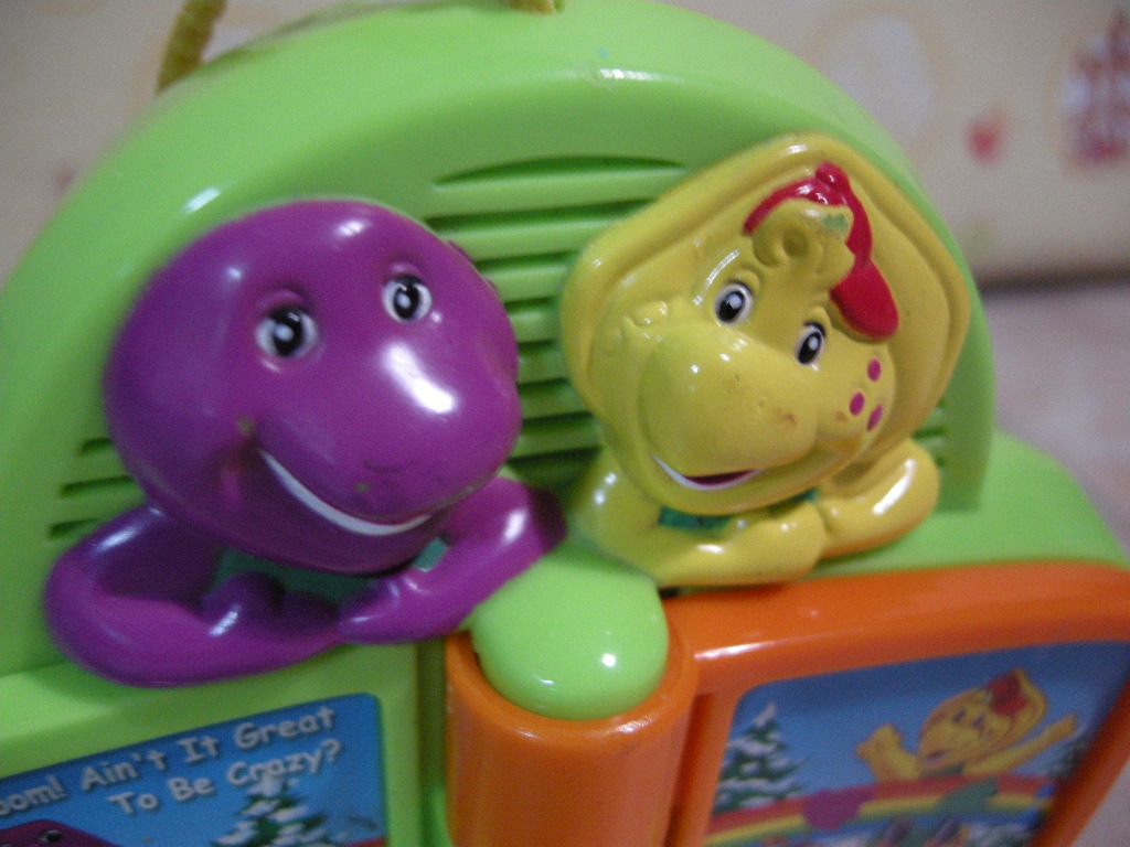 BARNEY ELECTRONIC STORY BOOK TOY ของเล่นมือสองสภาพดี