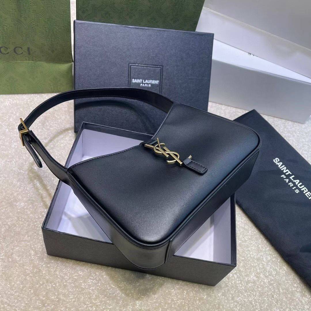 VIP 】หนังแท้ YSL SAINT LAURENT Le 5 à 7 leather shoulder bag