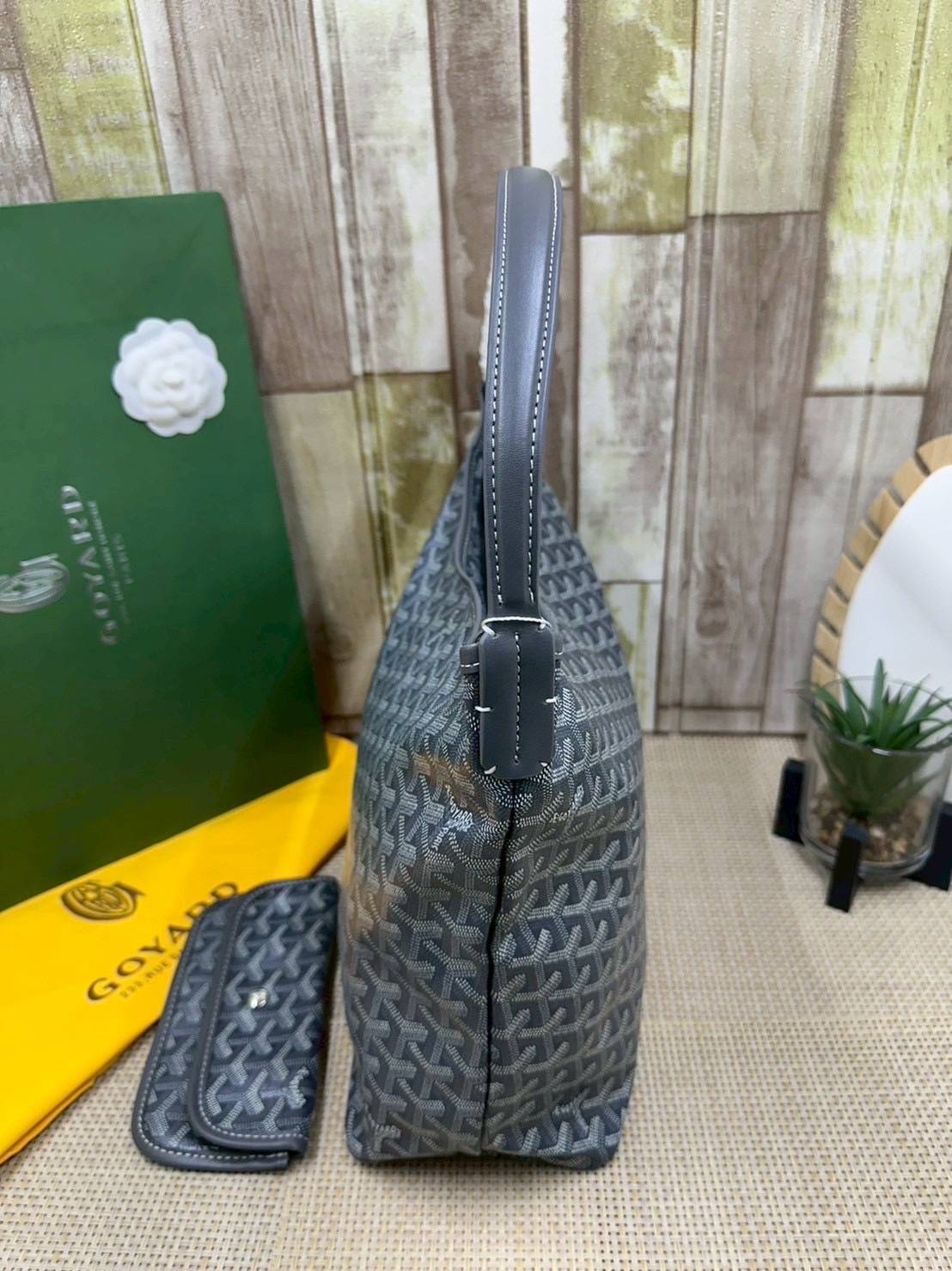 พร้อมส่ง 8 สี ORI หนังแท้ | Goyard Bohème Hobo Bag กระเป๋าสะพายทรงโฮโบ สะท้อนถึงความเบา ความยืดหยุ่น เปิดปิดแบบซิป สะดวกสบายขึ้น