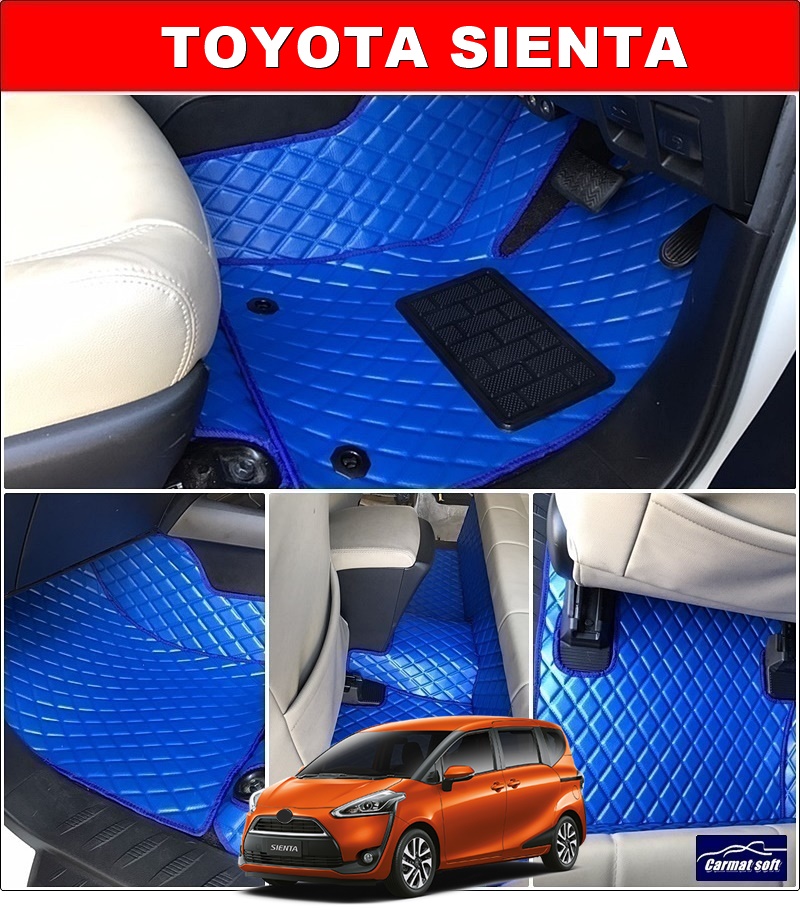 พรมปูพื้นรถยนต์TOYOTA SIENTA ลายDIAMOND เต็มคัน