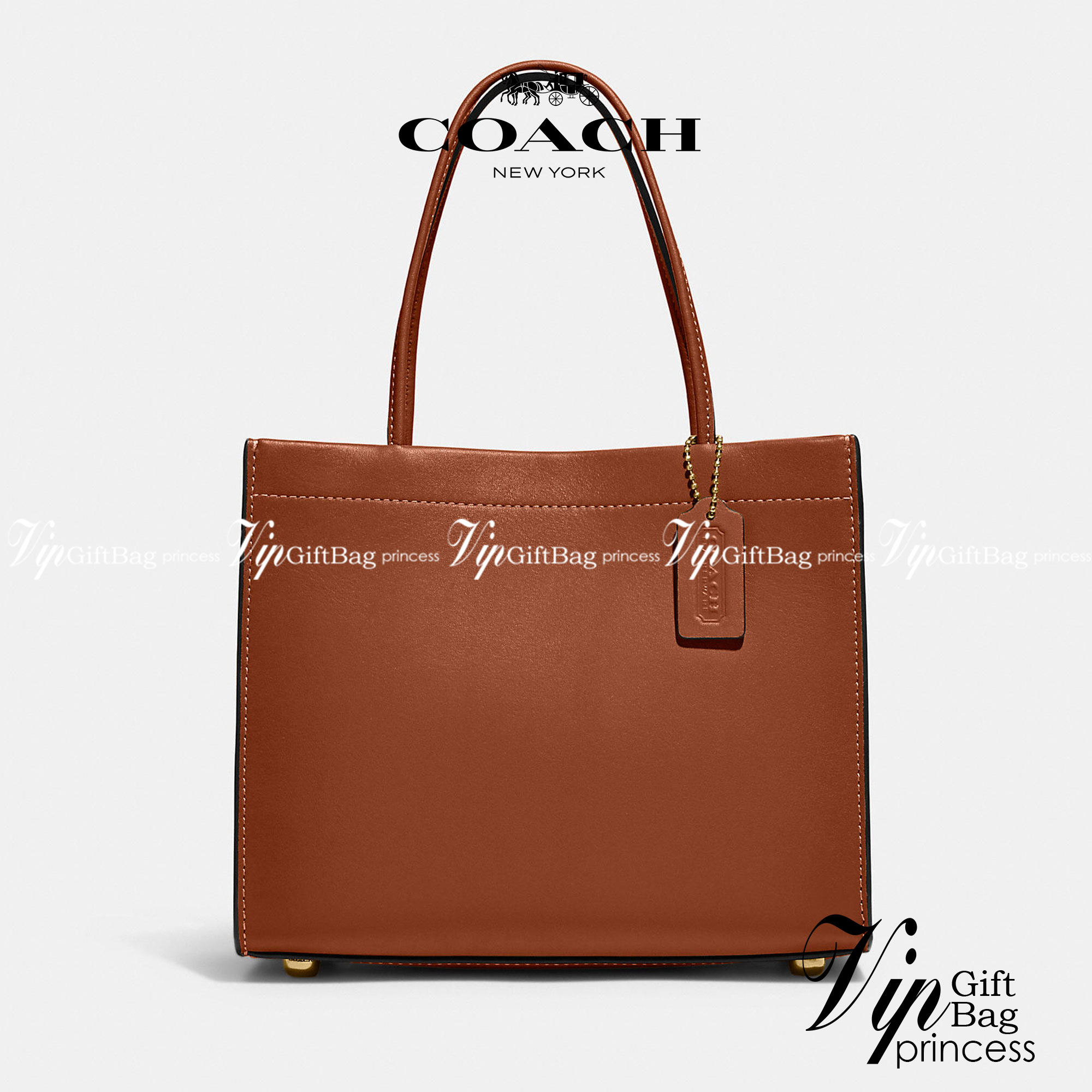 สินค้าออกใหม่ยังไม่ช้อปเข้าไทยจ้าา พร้อมส่งที่นี่ที่เดียว แค่สายสะพายก็คุ้มแล้วจ้าา! COACH CASHIN CARRY TOTE ((C8544)) พร้อมส่งที่ไทย สวยก่อนใครรับสงกรานต์นี้ค่าา! กระเป๋าทรงTote หนังแท้เรียบ นิ่มสวยงามค่ะ