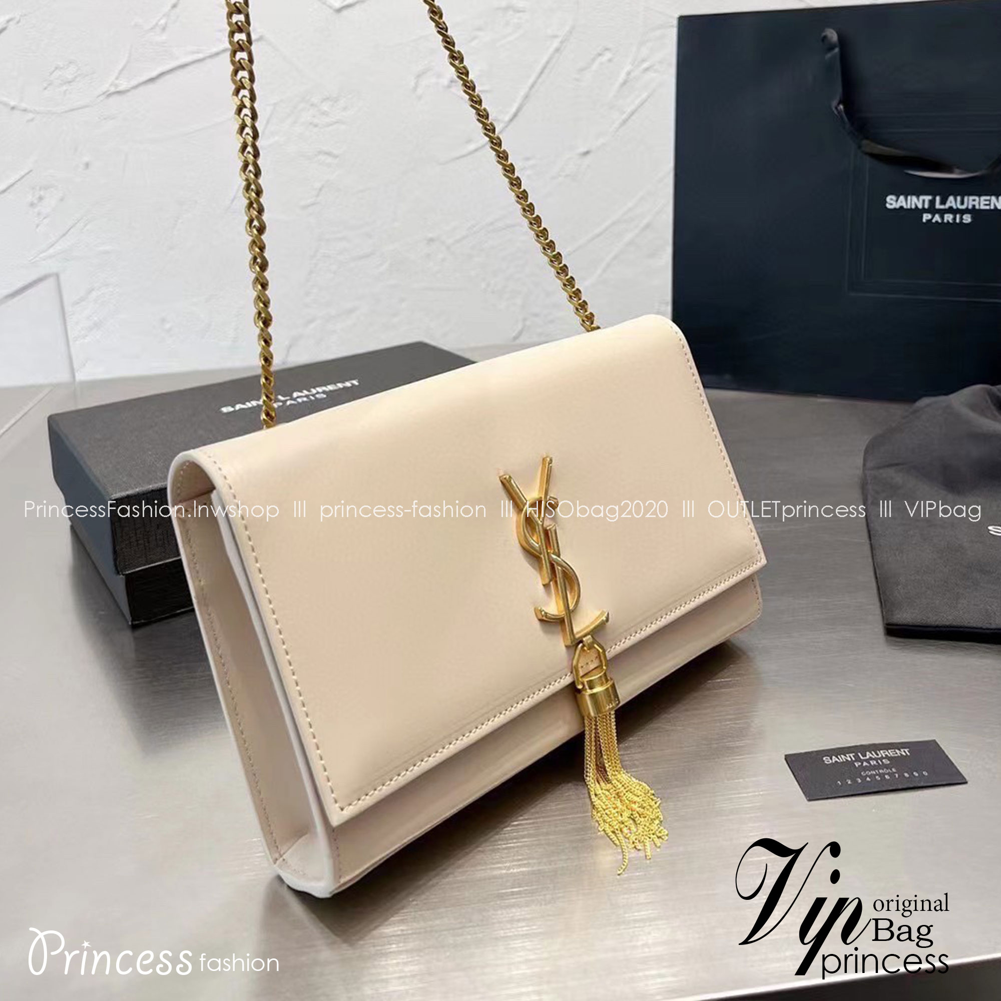 YSL Kate Tassel Shoulder Bag / YSL BAG พร้อมส่ง 6 สี กระเป๋าสะพายแบรนด์หรู รุ่นฮิตลอดกาล งานสวยดูดีมีระดับ ปั้มทุกจุด งานหนังเรียบสวยมากๆ