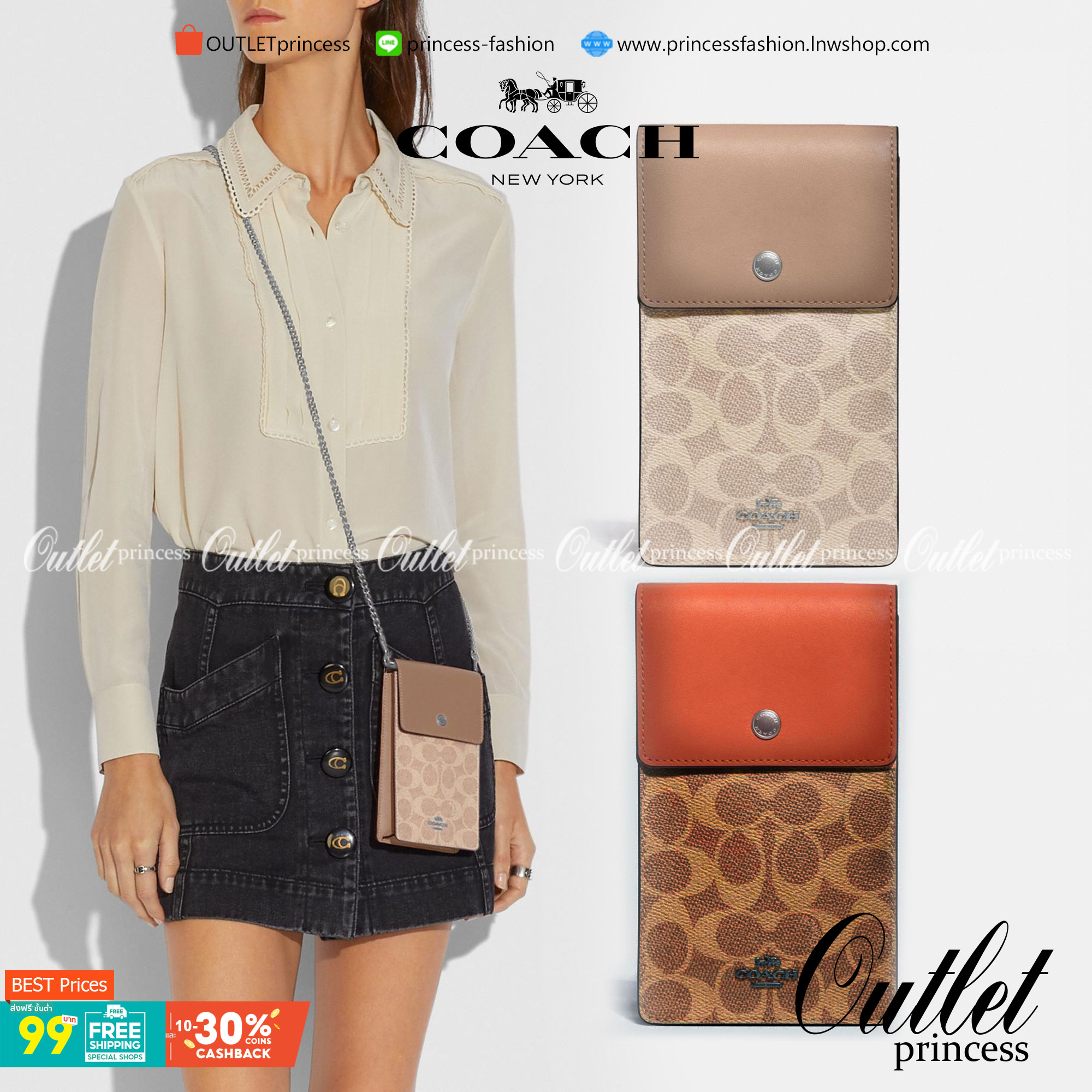 COACH F76357 SNAP PHONE CROSSBODY IN SIGNATURE CANVAS BEST ITEM!! ðâĄïļāļāļĢāļ°āđāļāđāļēāļŠāļ°āļāļēāļĒāđāļāļāļāļāļĢāļ°āļŠāļāļāđ Case phone āđāļŠāđāđāļāļĢāļĻāļąāļāļāđāļĄāļ·āļāļāļ·āļāđāļāđāļāļļāļāļĢāļļāđāļ āļāļĩāđāļāļāđāļĨāļēāļĒāļāļĩāļāļĨāļēāļŠāļŠāļīāļ āļ§āļąāļŠāļāļļāļŦāļāļąāļāđāļāļāļ§āļēāļŠāļāļļāļāļ āļēāļāļāļĩ āļāļēāđāļĨāļ°āļ āļēāļĒāđāļāđāļāđāļāļŦāļāļąāļāļŠāļąāļāđāļāļĢāļēāļ°āļŦāđāđāļĢāļĩāļĒāļ āđāļāļīāļ-āļāļīāļāļāđāļ§āļĒāļāļĢāļ°āļāļļāļĄ āļŠāļēāļĒāļŠāļ°āļāļēāļĒāļĒāļēāļ§āļ