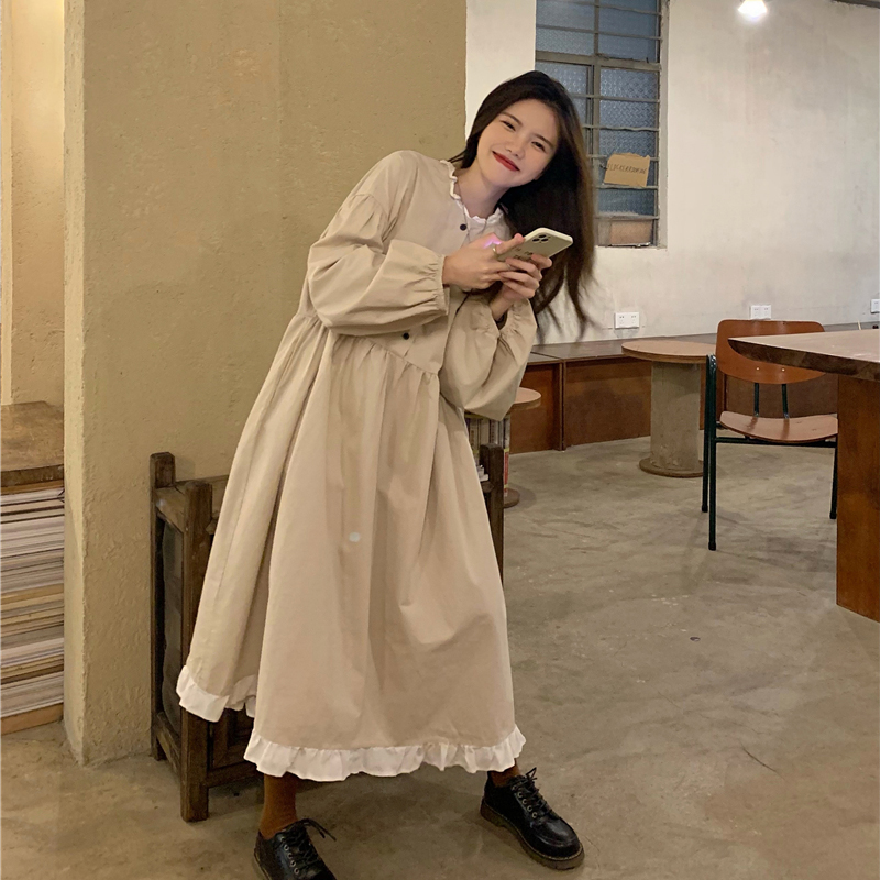 พร้อมส่ง 🍇🐙 Earth tone dress เดรสมู้ดสวยๆ (IN35583)