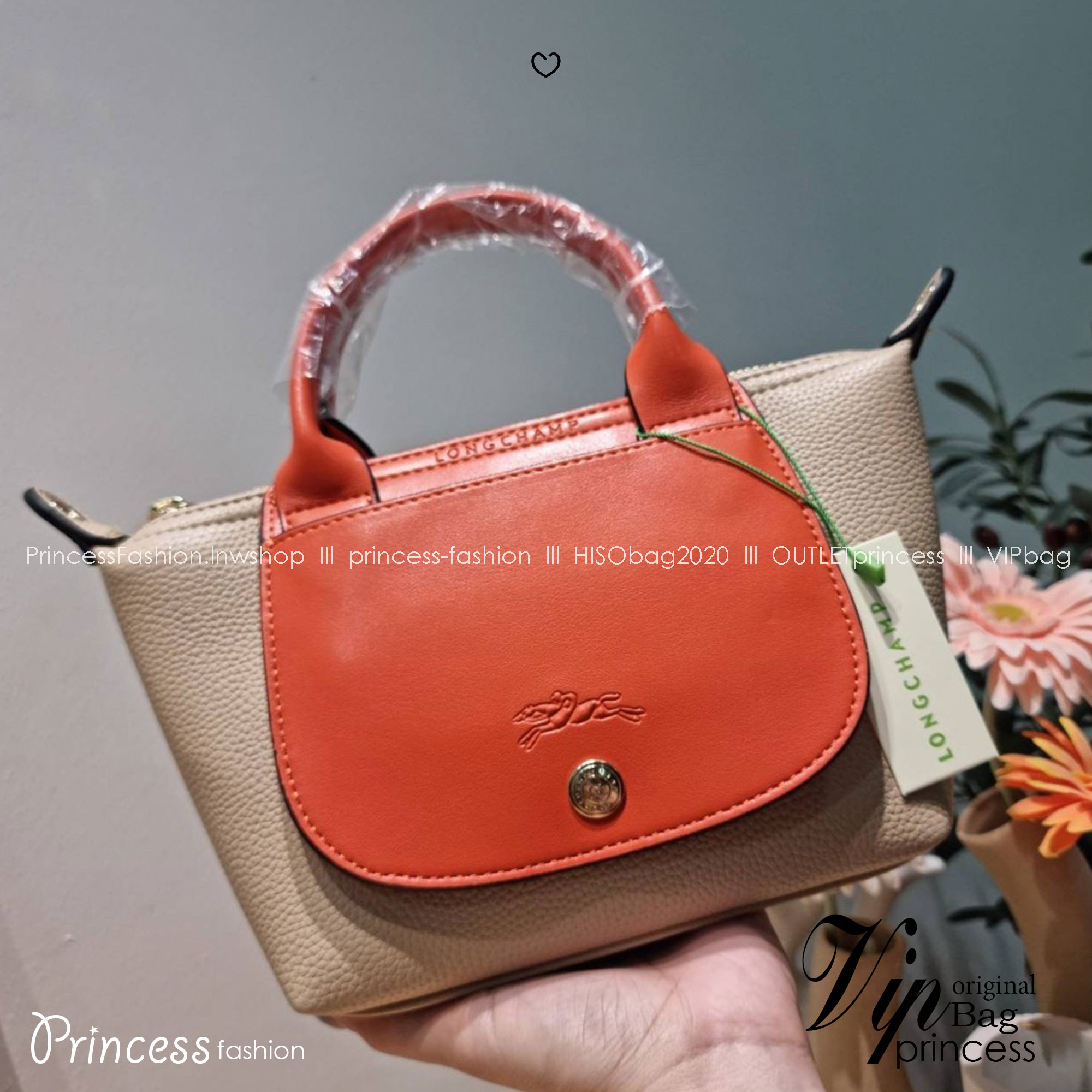 Longchamp le pliage xtra XS leather top handle bag กระเป๋าถือ/สะพายรุ่นยอดฮิต ที่มาในดีไซน์ทูโทน โดดเด่นมีกิมมิค น่ารักน่าใช้สุดๆ