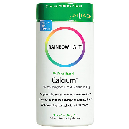 (Pre-order) Rainbow Light Just Once Food-Based Calcium 180 Tablets